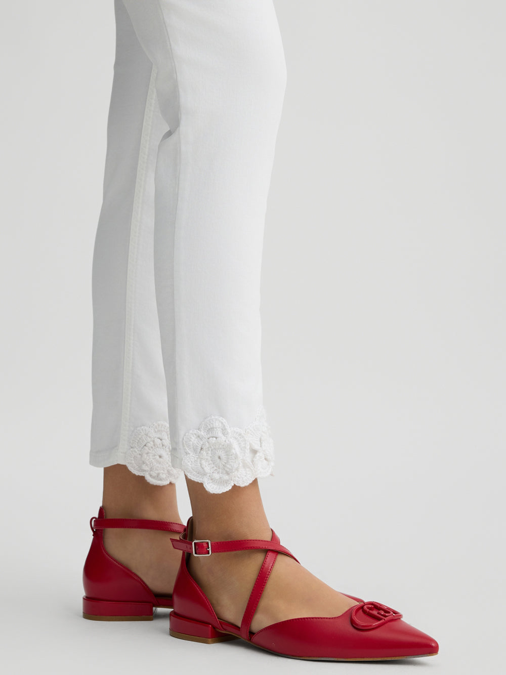 Pantalone Capri Liu Jo da Donna - Bianco