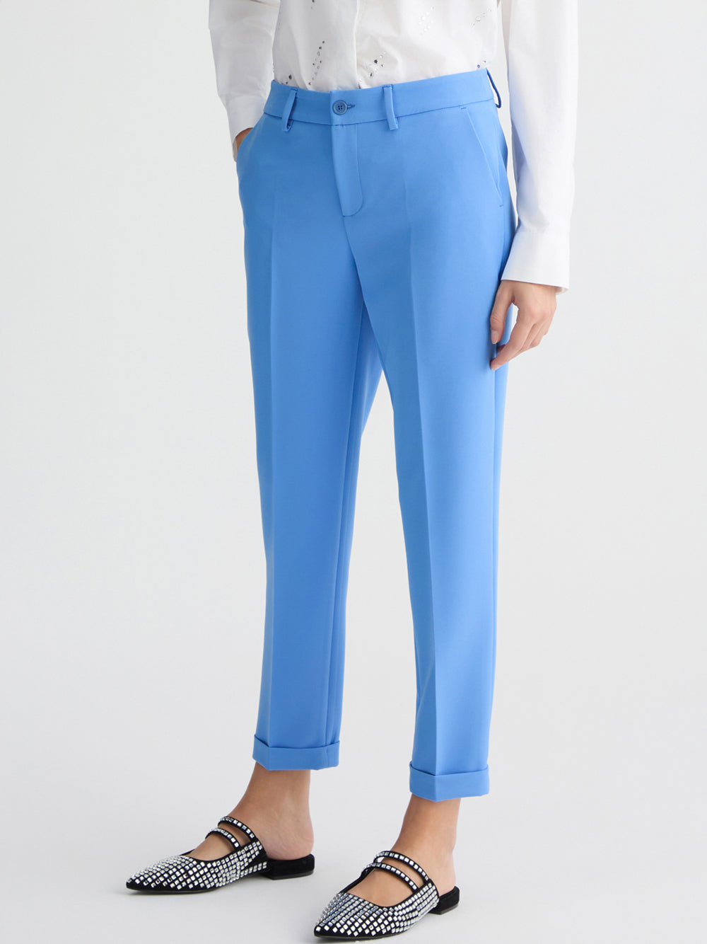 Pantalone Chino Liu Jo da Donna - Celeste