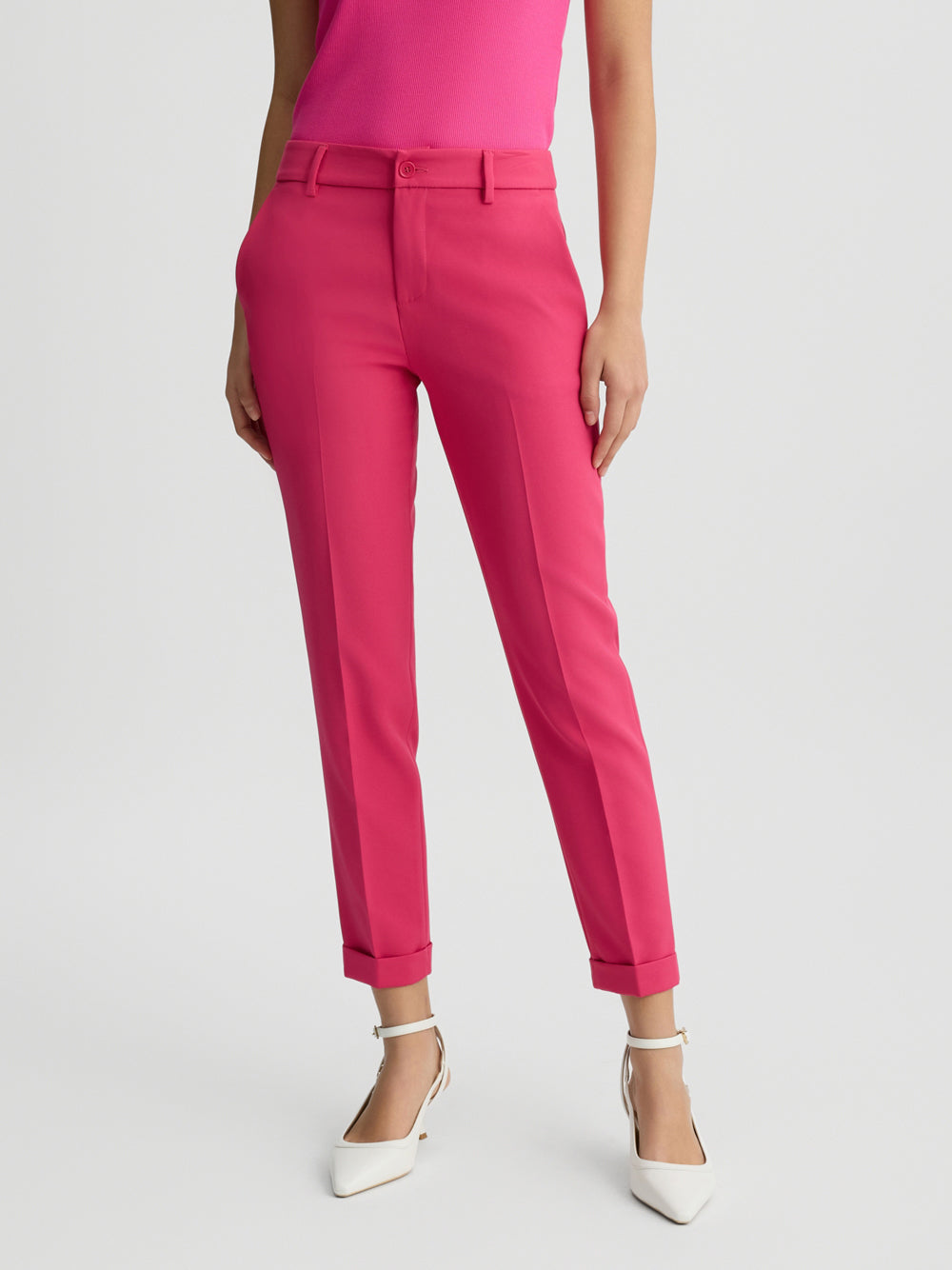 Pantalone Chino Liu Jo da Donna - Fuxia Fucsia