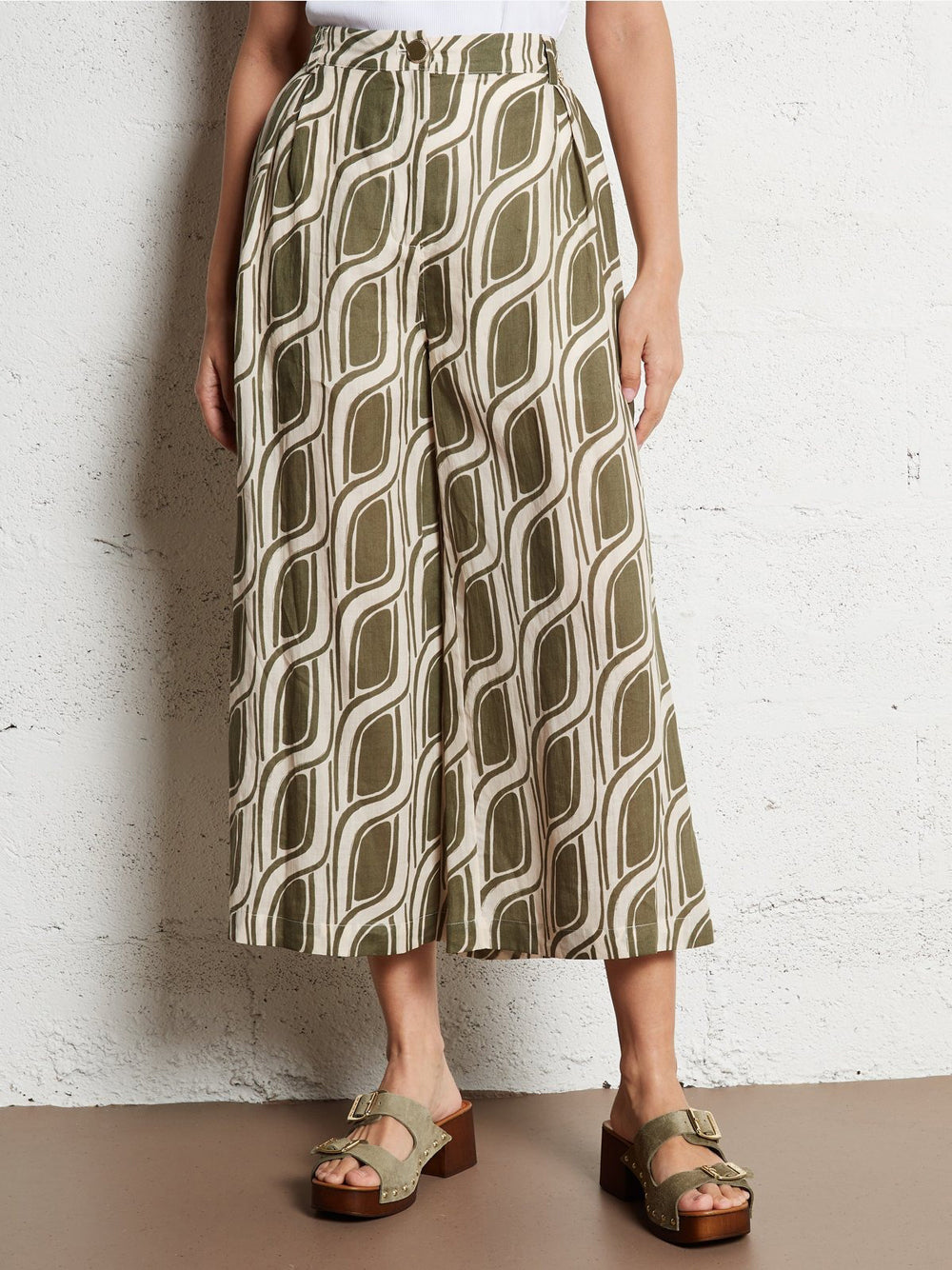 Pantalone Palazzo Liu Jo da Donna - Verde
