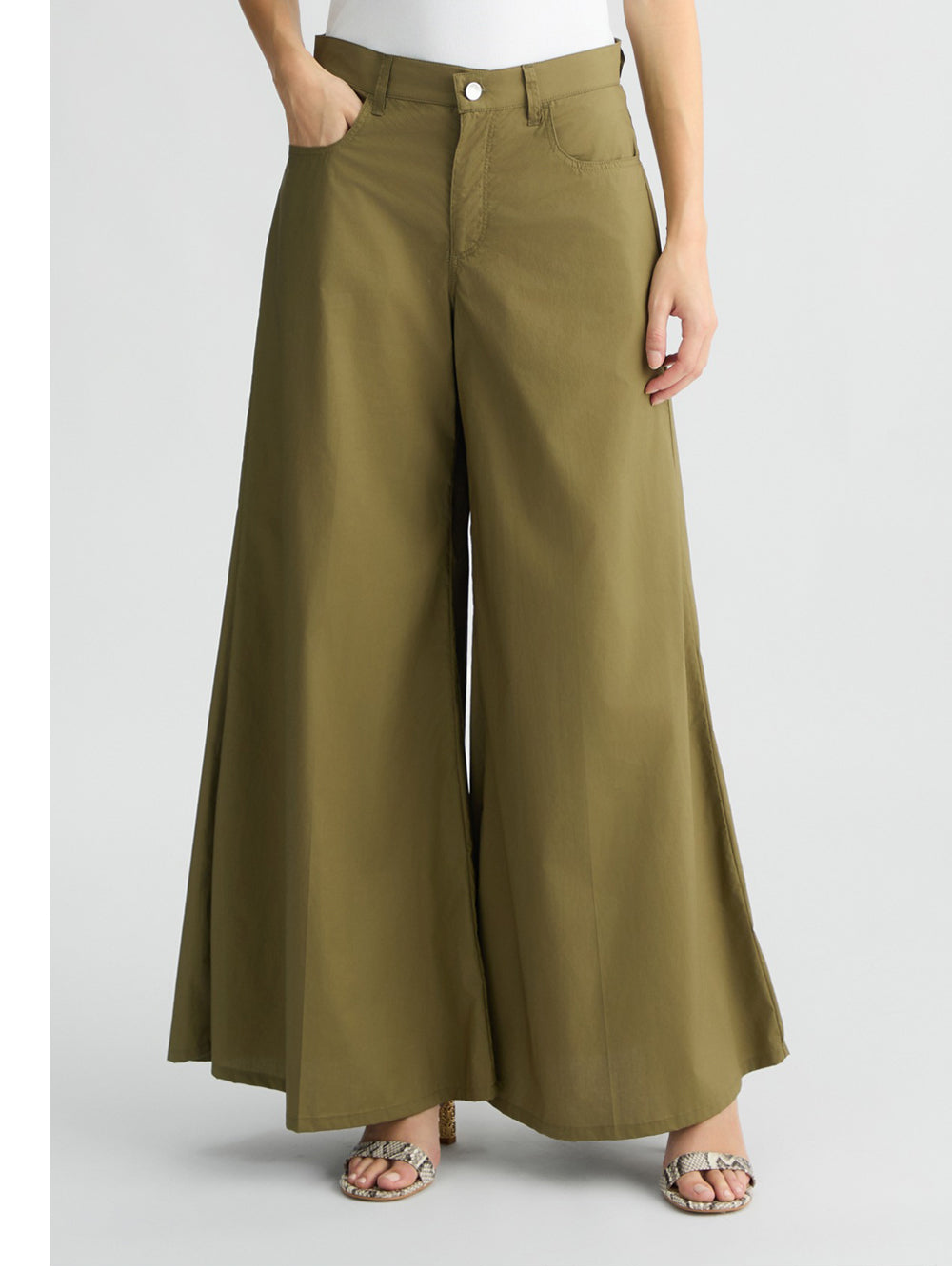 Pantalone Palazzo Liu Jo da Donna - Verde
