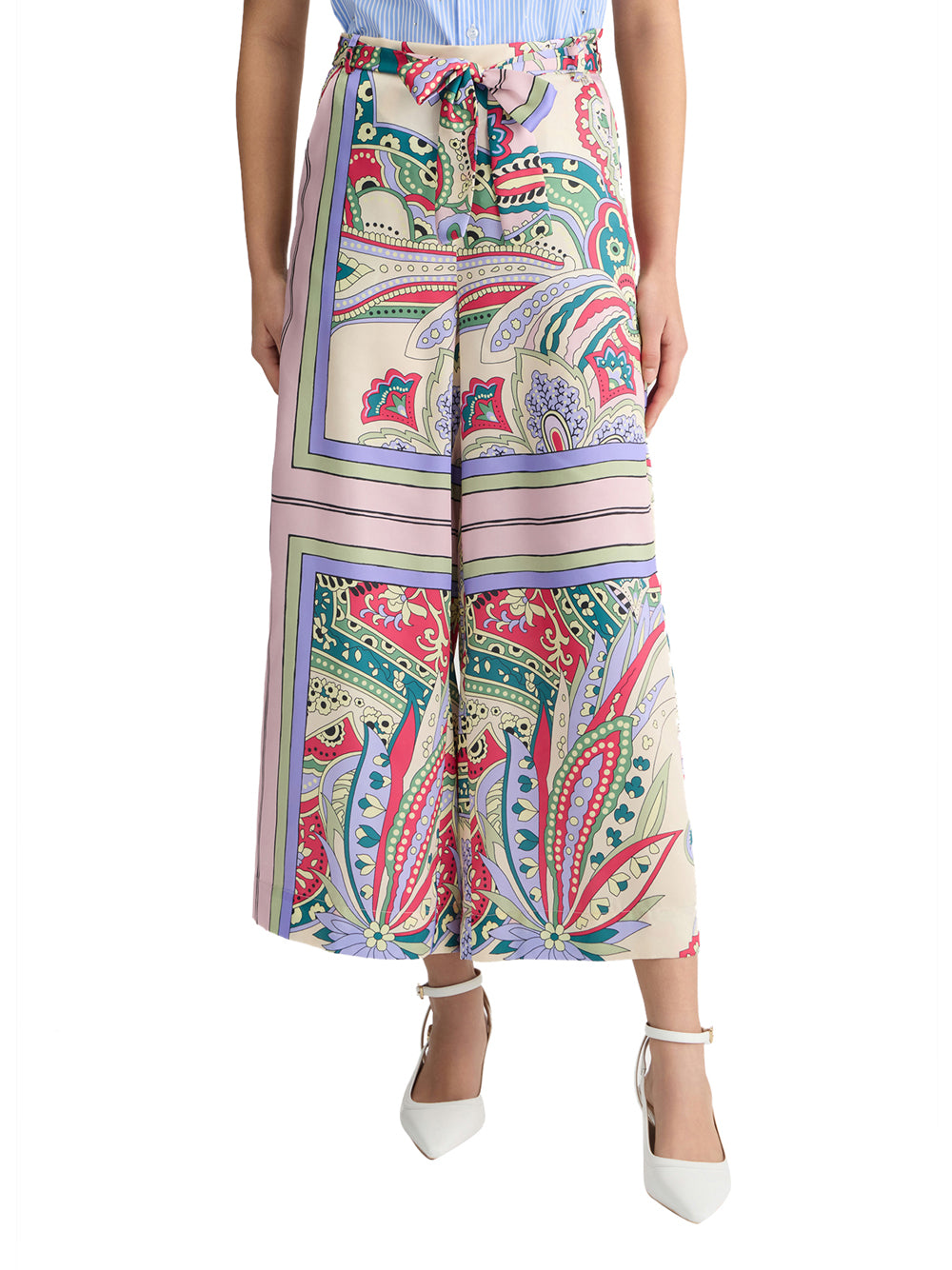 Pantalone Palazzo Liu Jo da Donna - Multicolore