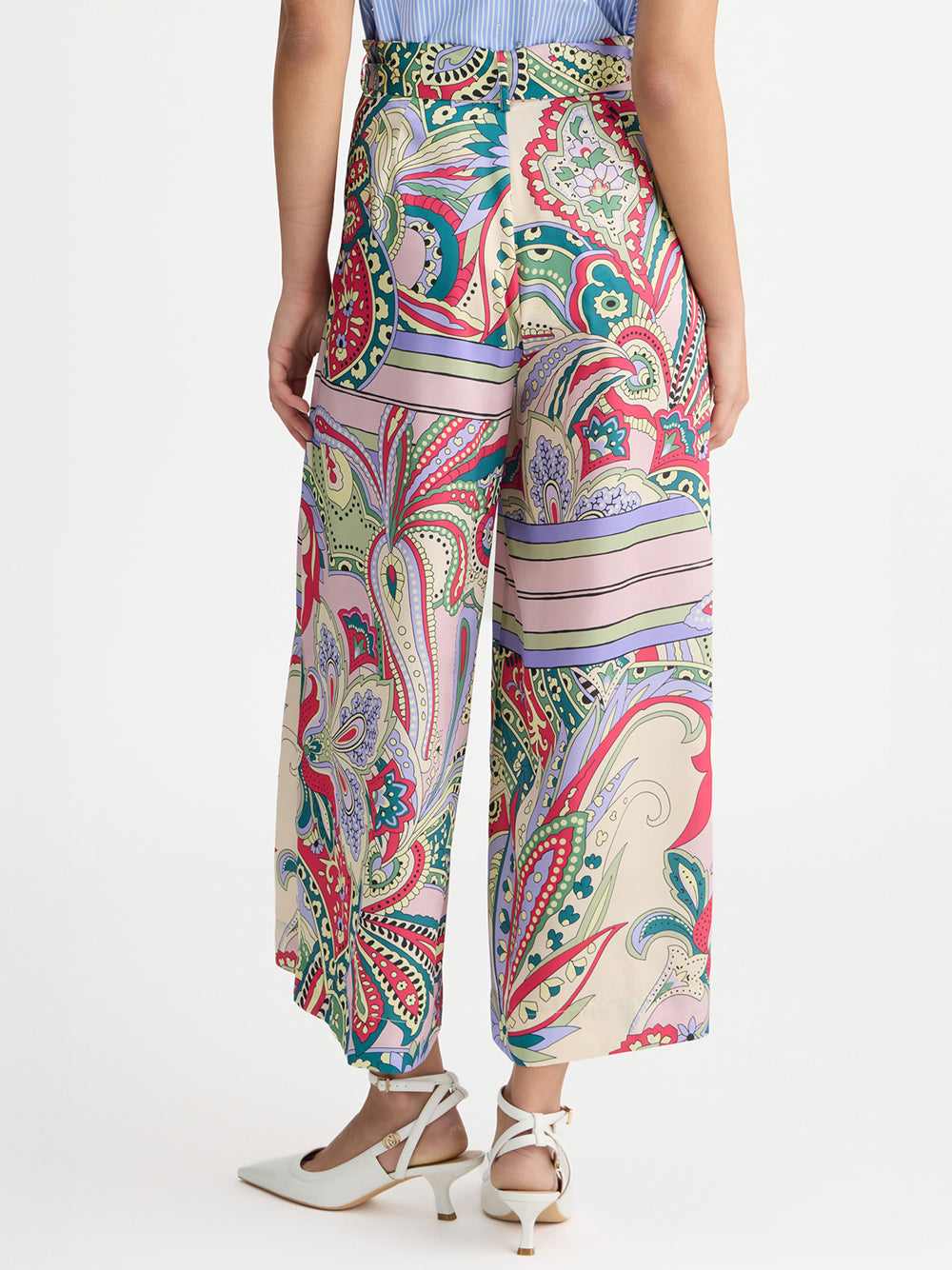Pantalone Palazzo Liu Jo da Donna - Multicolore