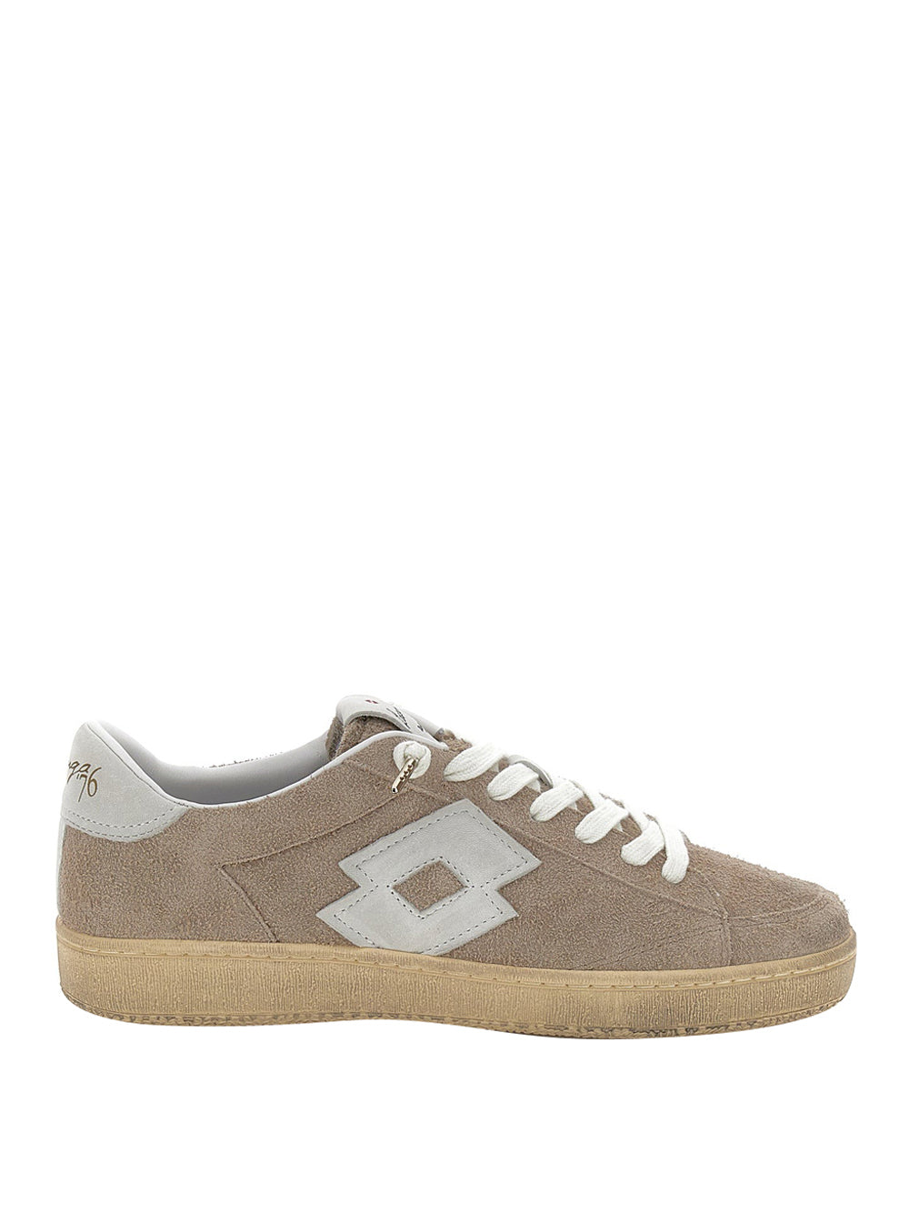 Sneakers Lotto Losanga 76 Furry da Uomo - Beige