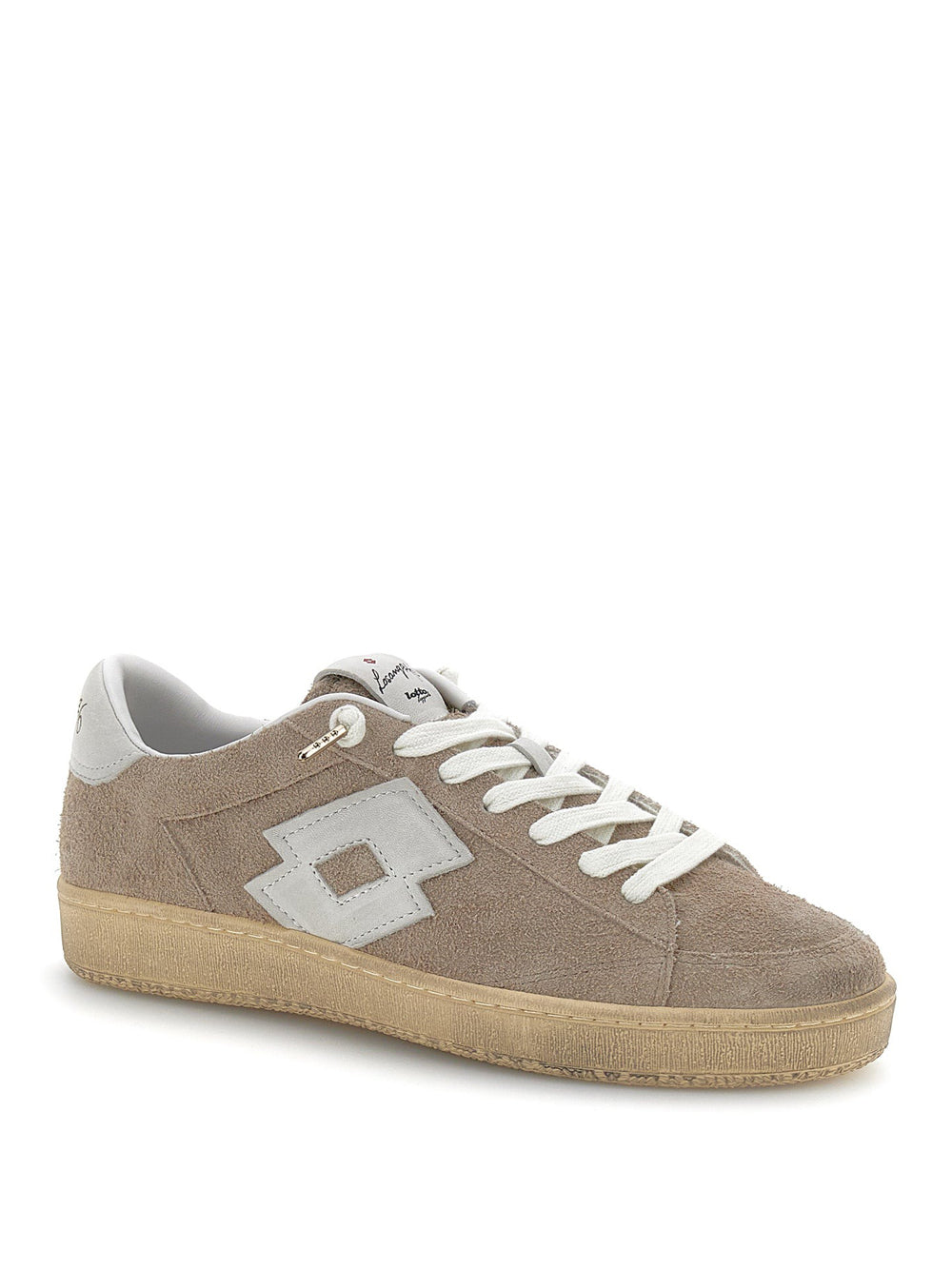 Sneakers Lotto Losanga 76 Furry da Uomo - Beige