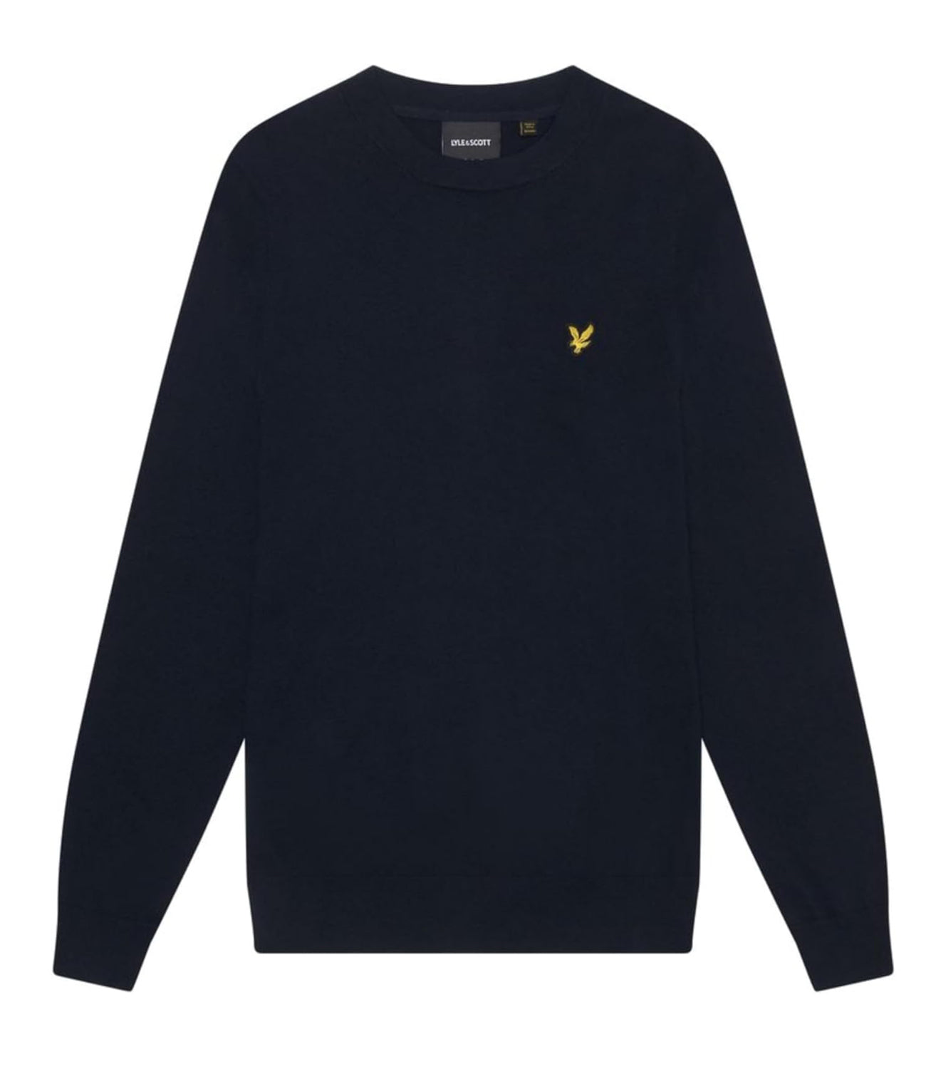 Lyle & Scott Lyle &amp; Scott Maglione Girocollo Cotton Crew Neck Jumper Uomo Mod. KN2136V Z271 Dark navy Blu