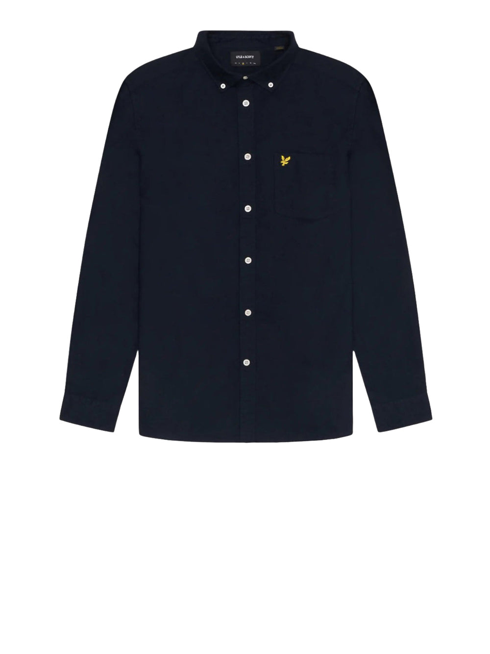 Camicia Casual Lyle & Scott Plain Oxford da Uomo - Blu