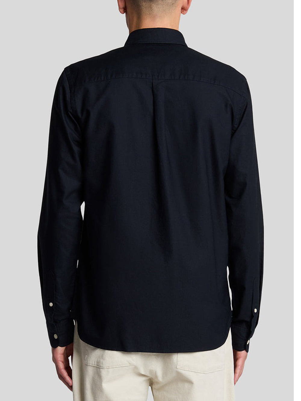 Camicia Casual Lyle & Scott Plain Oxford da Uomo - Blu