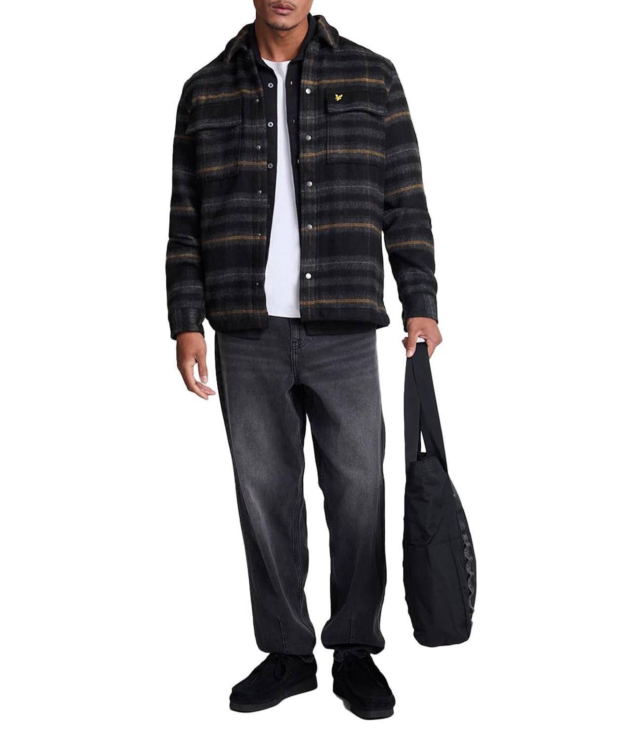 Lyle & Scott Lyle &amp; Scott Camicia Uomo Mod. LW2122V Z86 Black Nero