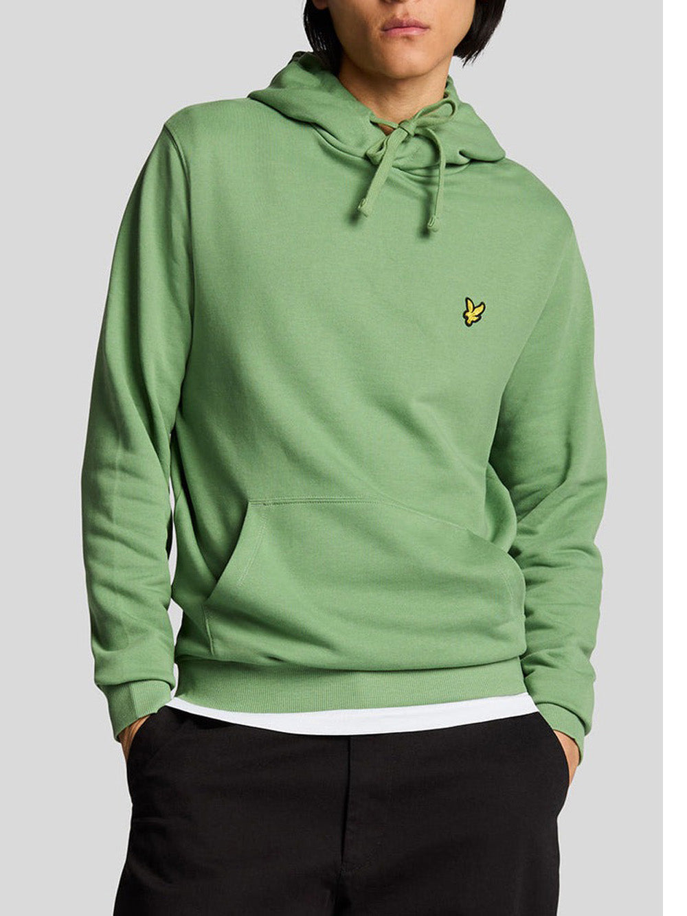 Felpa Cappuccio Lyle & Scott da Uomo - Verde
