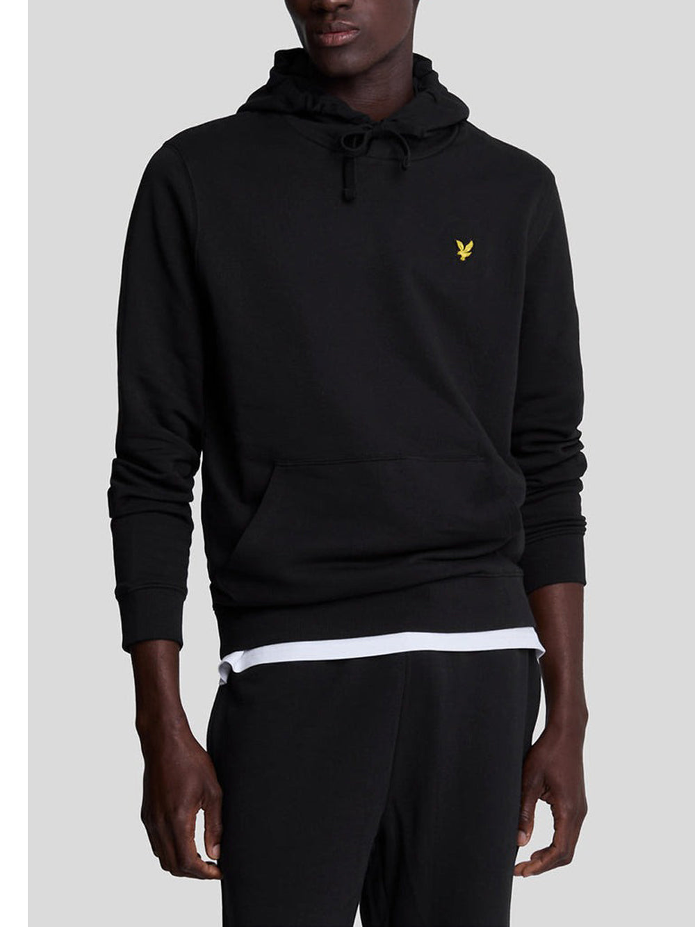 Felpa Cappuccio Lyle & Scott da Uomo - Nero