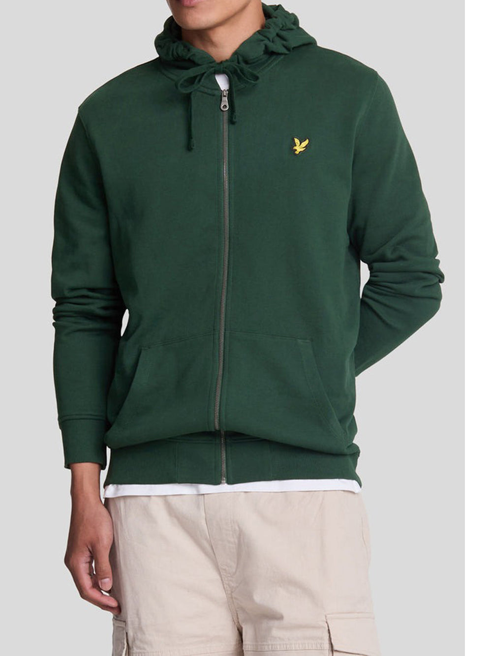 Felpa Zip Lyle & Scott da Uomo - Verde