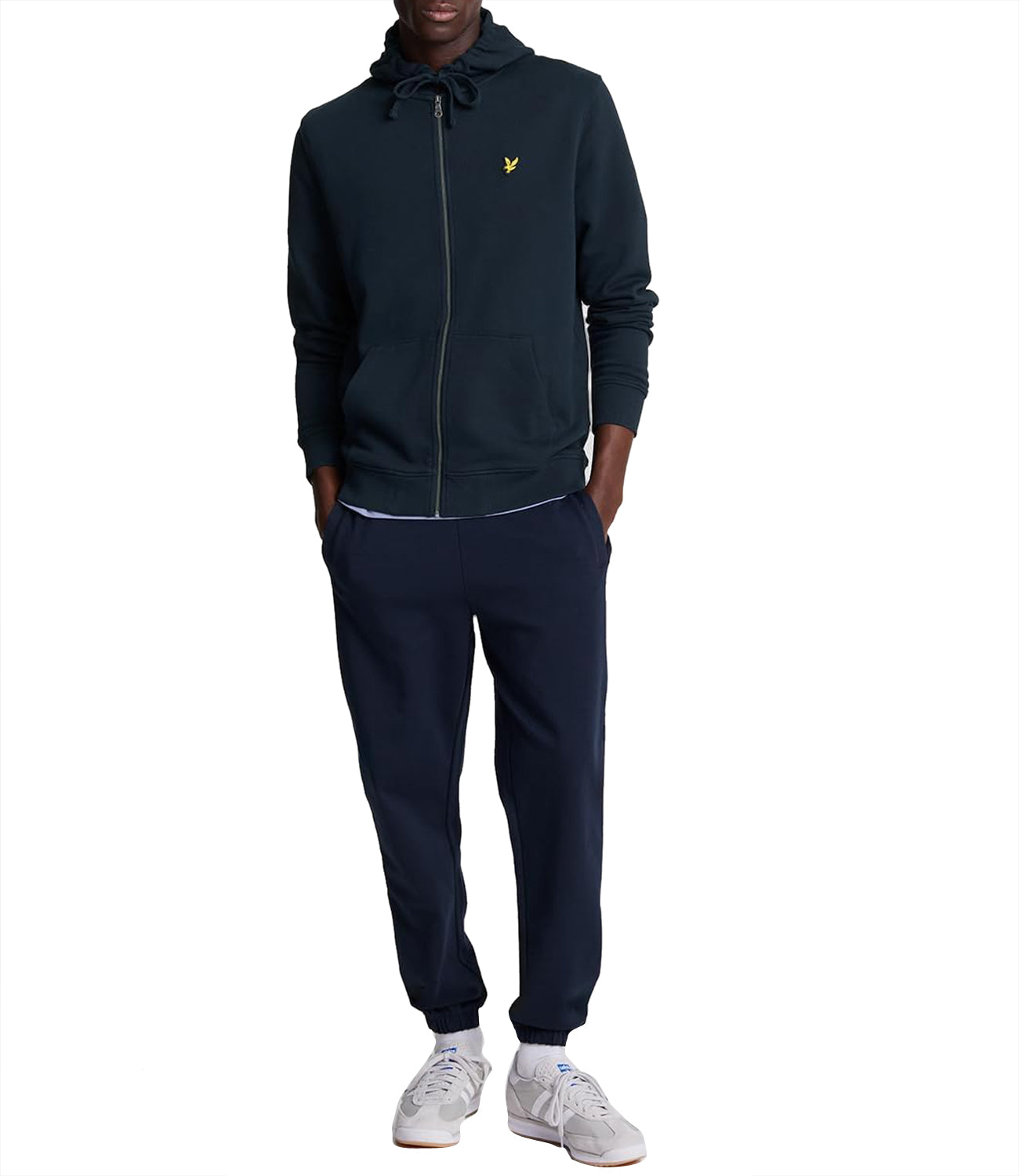 Lyle & Scott Lyle &amp; Scott Felpa Zip Through Hoodie Uomo Mod. ML420VOG Z271 Dark navy Blu