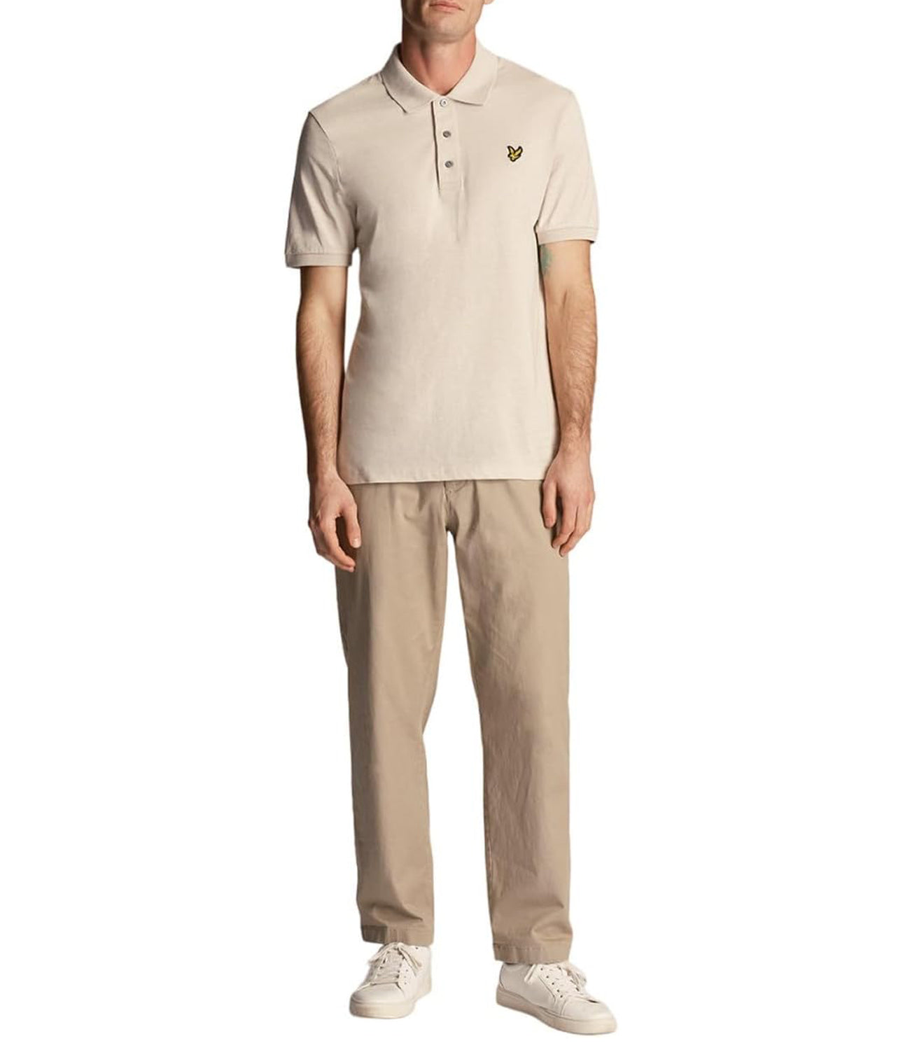 Lyle & Scott Lyle &amp; Scott Polo Maniche Corte Slub Polo Shirt Uomo Mod. SP2000V W870 Cove