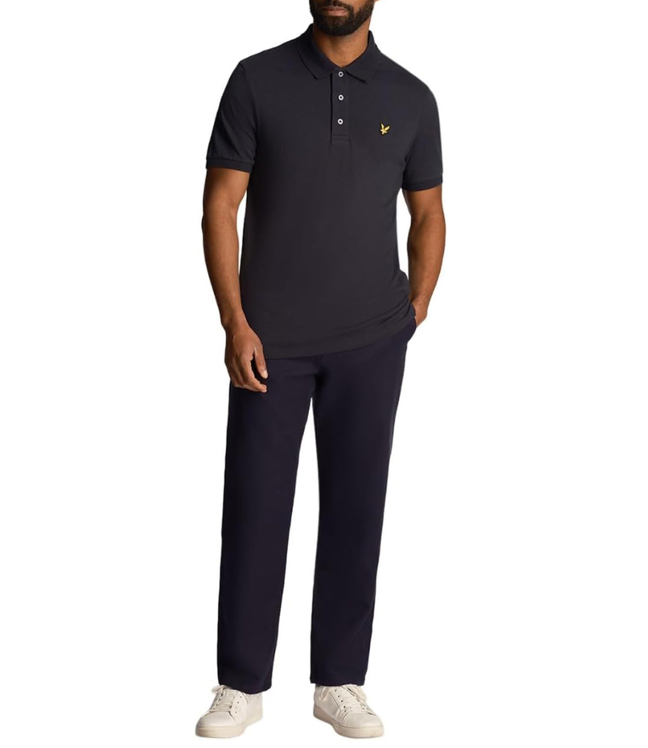 Lyle & Scott Lyle &amp; Scott Polo Maniche Corte Slub Polo Shirt Uomo Mod. SP2000V Z271 Dark navy Blu