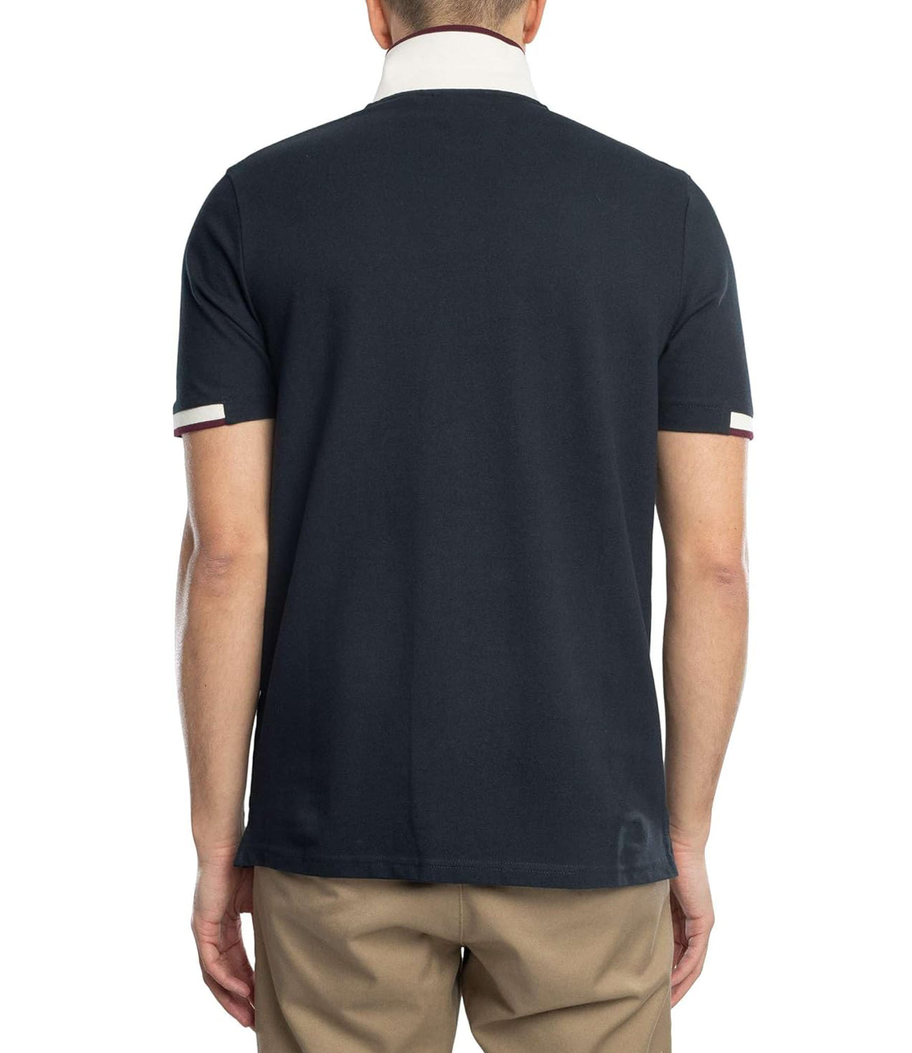 Lyle & Scott Lyle &amp; Scott Polo Manche Corte Half Tipped Polo Shirt Uomo Mod. SP2206V Z271 Dark navy Blu