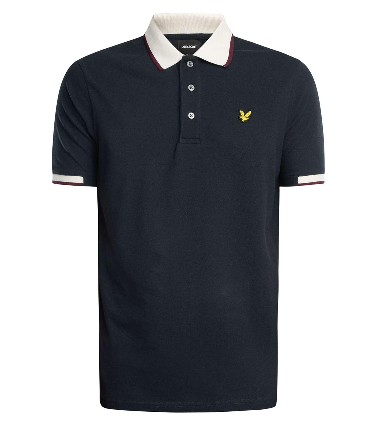 Lyle & Scott Lyle &amp; Scott Polo Manche Corte Half Tipped Polo Shirt Uomo Mod. SP2206V Z271 Dark navy Blu