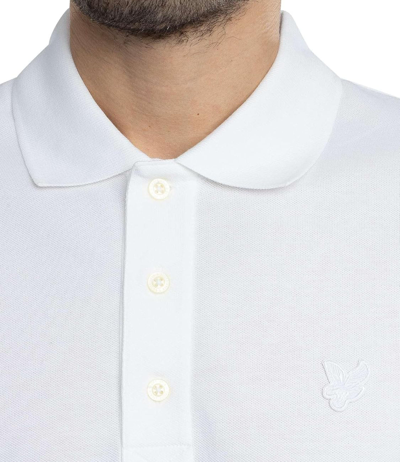 Lyle & Scott Lyle &amp; Scott Polo Maniche Corte Superfine Polo Shirt Uomo Mod. SP2255TON 626 White Bianco