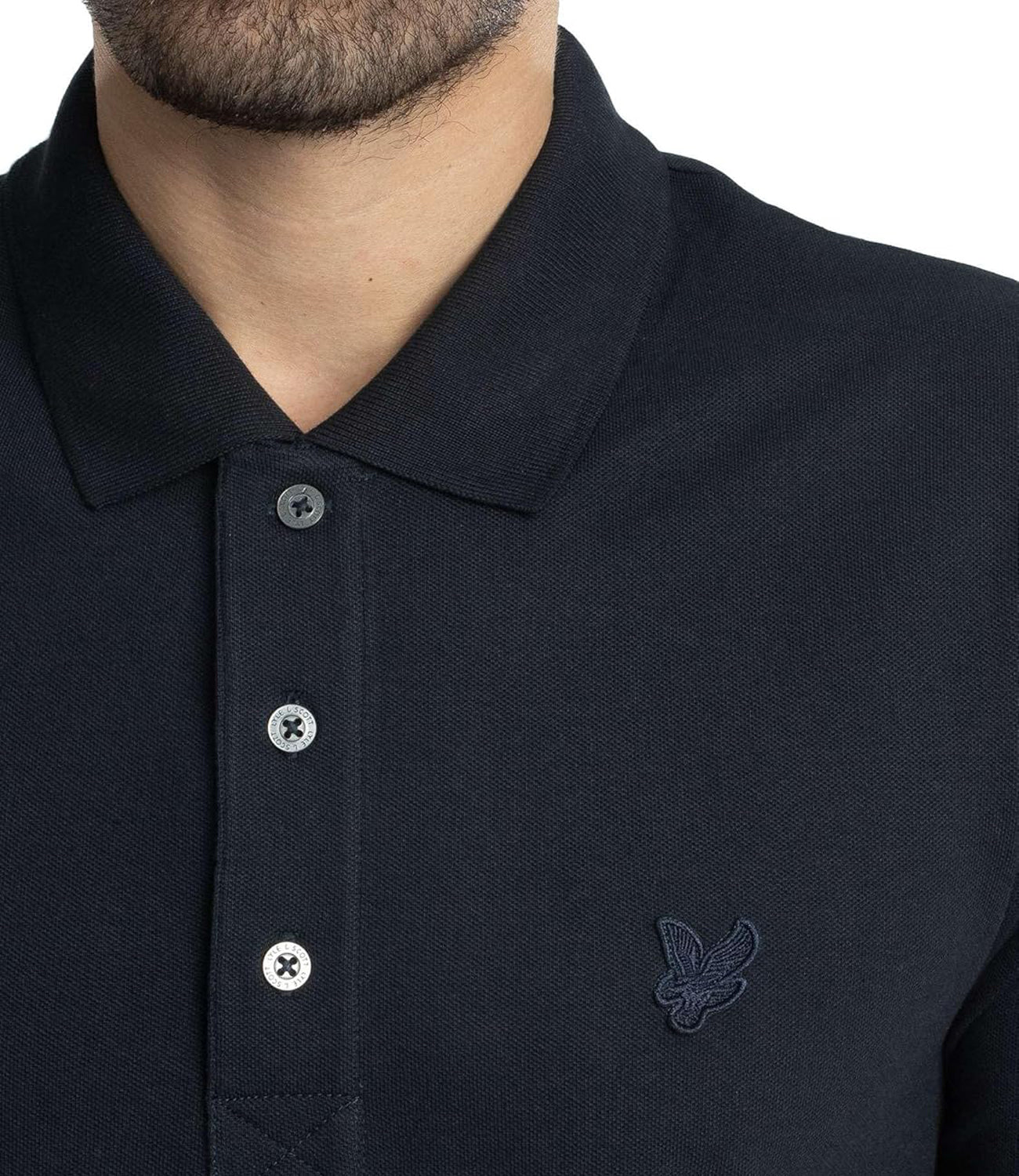Lyle & Scott Lyle &amp; Scott Polo Maniche Corte Superfine Polo Shirt Uomo Mod. SP2255TON Z271 Dark navy Blu