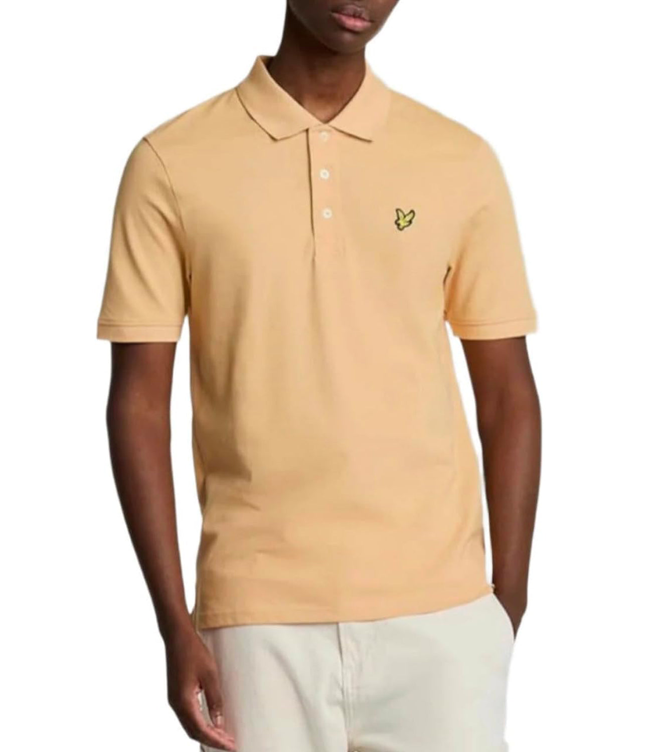 Lyle & Scott Lyle &amp; Scott Polo M/C Plain Polo Shirt Uomo Mod. SP400VOG X596 Sherbet