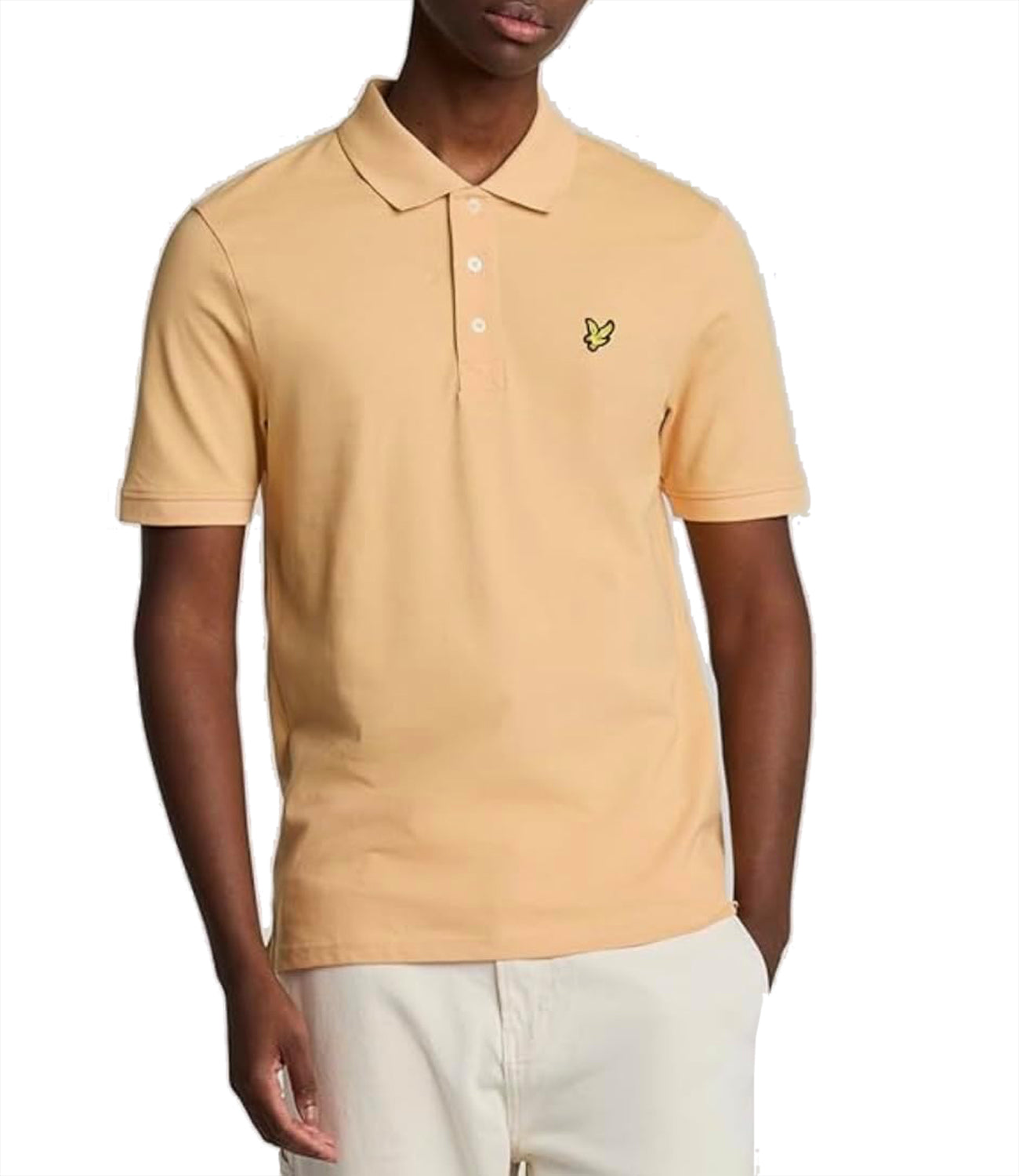 Lyle & Scott Lyle &amp; Scott Polo M/C Plain Polo Shirt Uomo Mod. SP400VOG X596 Sherbet