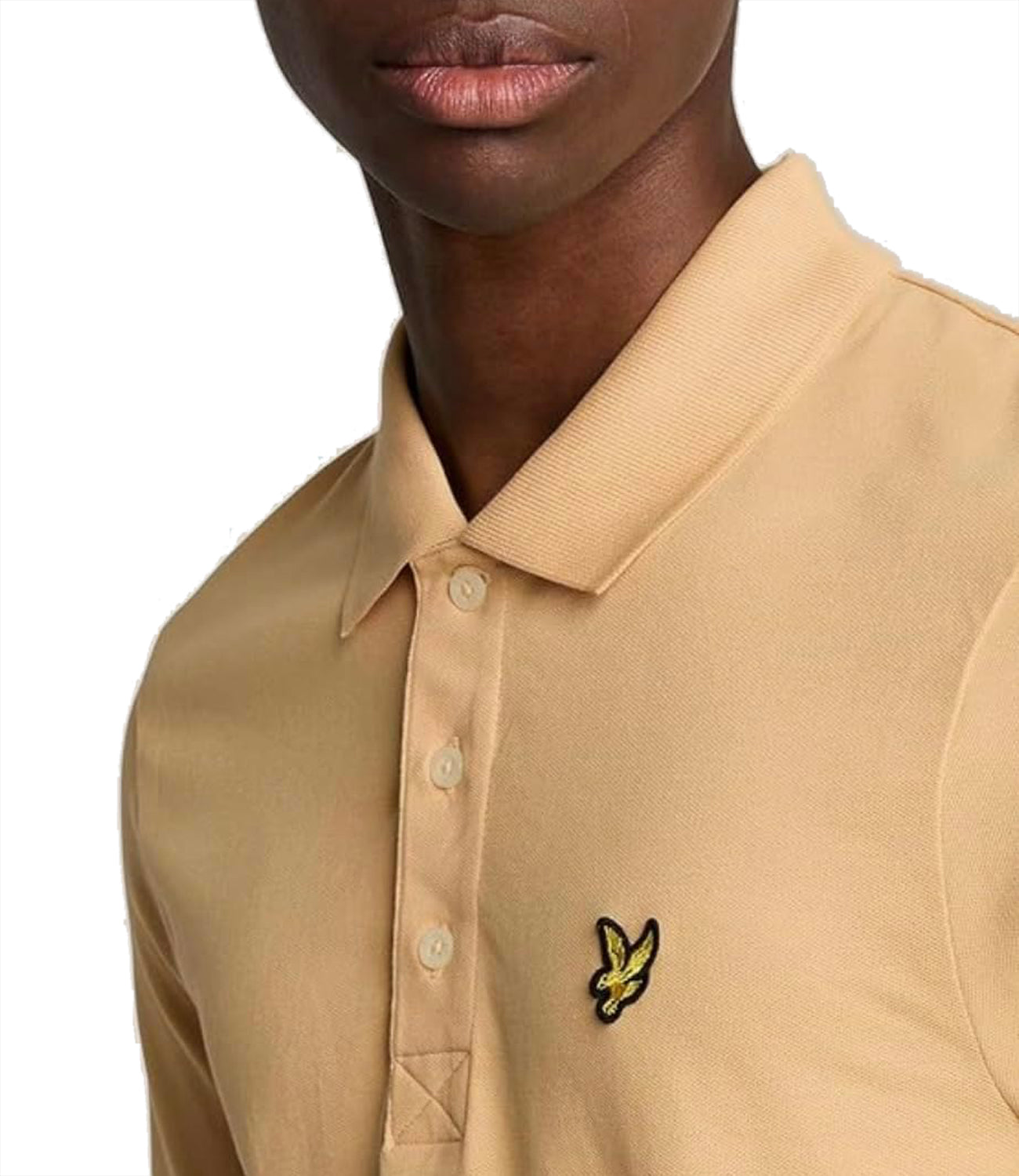 Lyle & Scott Lyle &amp; Scott Polo M/C Plain Polo Shirt Uomo Mod. SP400VOG X596 Sherbet