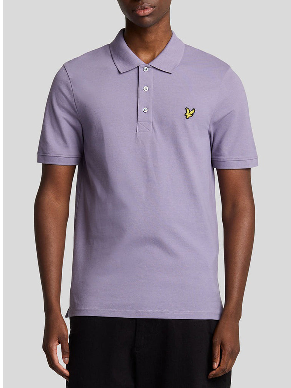 Polo Lyle & Scott Plain da Uomo - Viola