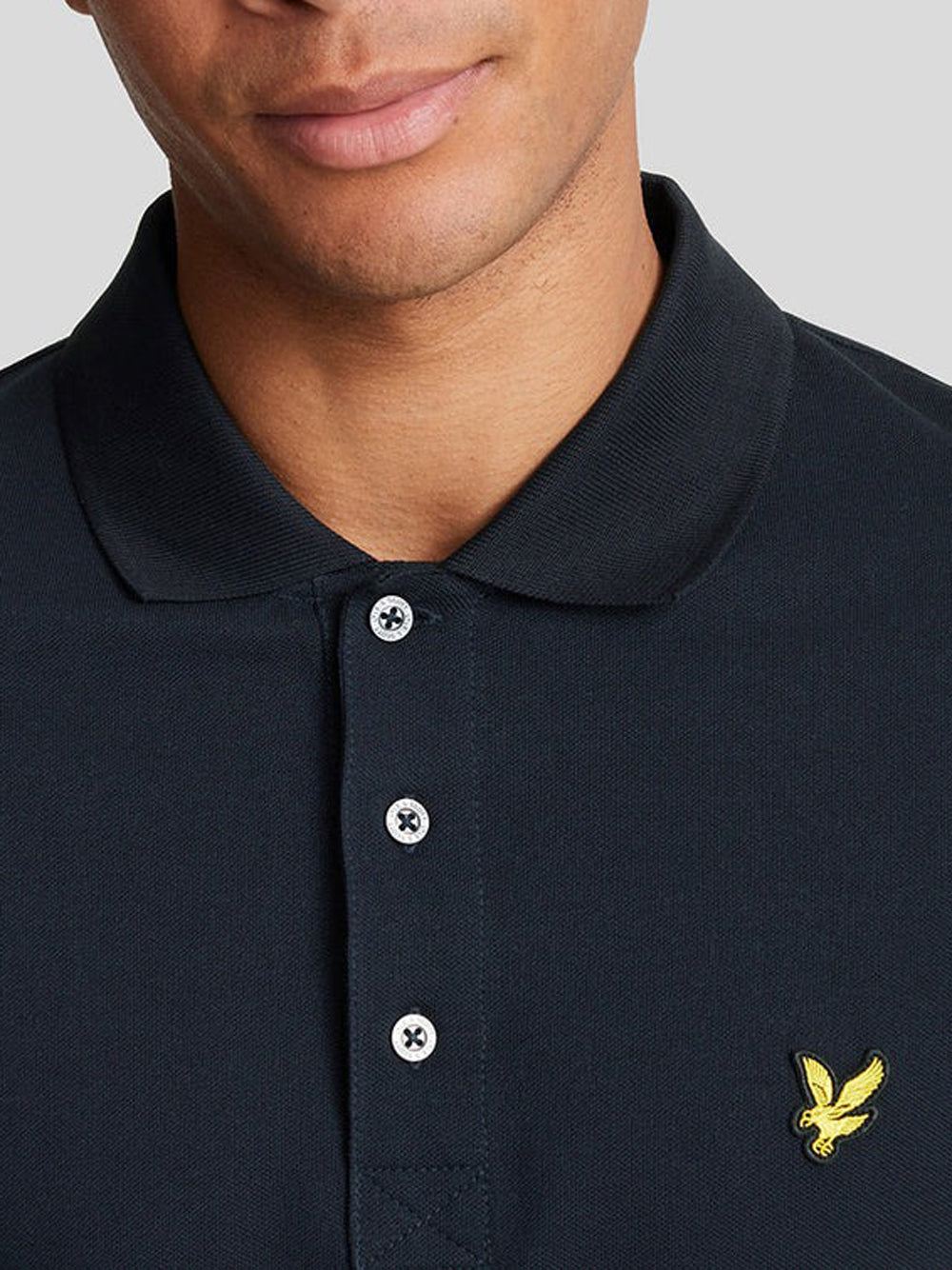 Polo Lyle & Scott Plain da Uomo - Blu