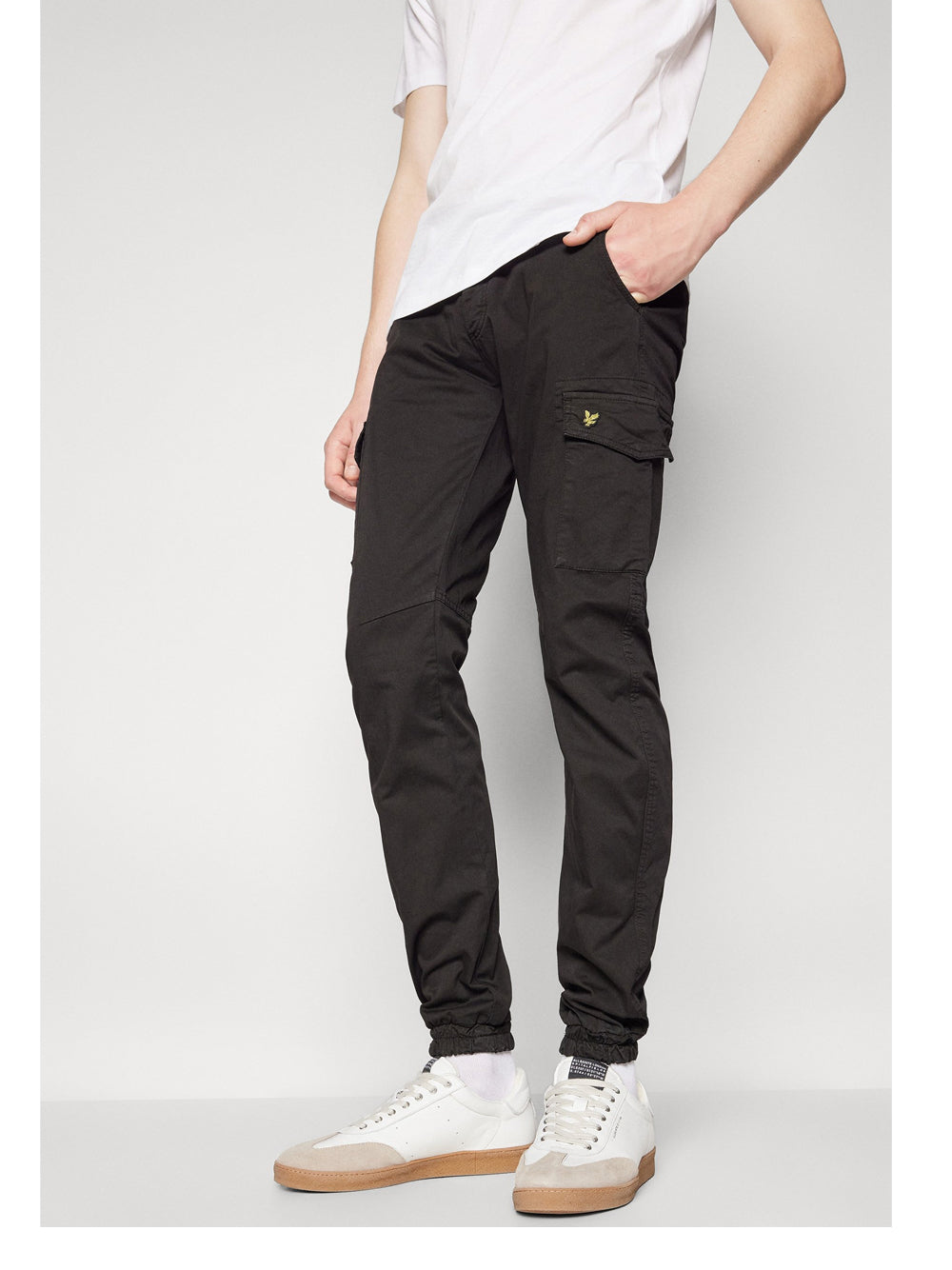 Pantalone Cargo Lyle & Scott Upton da Uomo - Nero