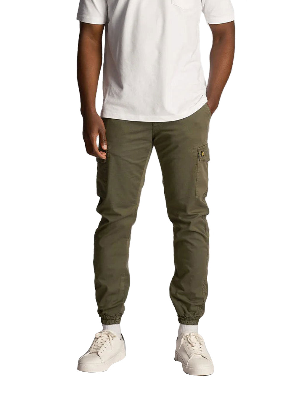 Pantalone Cargo Lyle & Scott Upton da Uomo - Verde