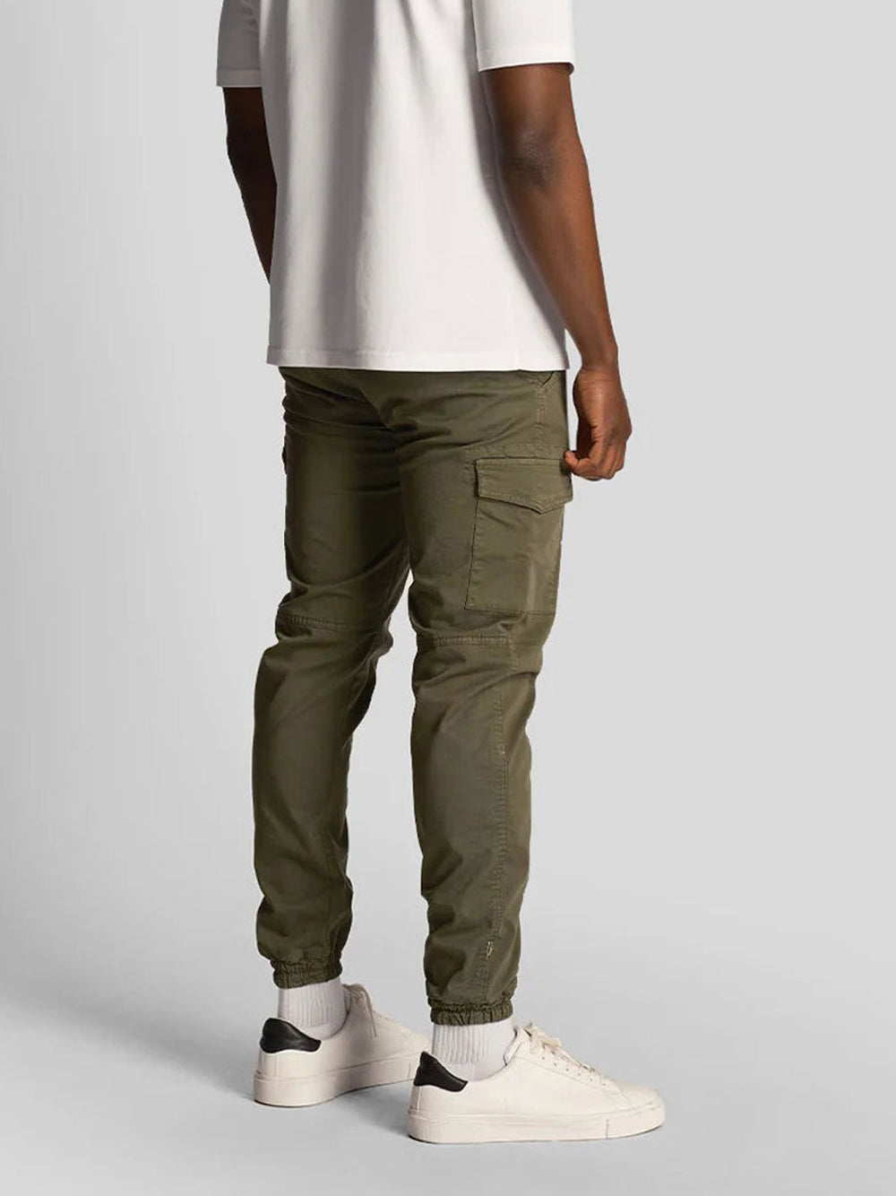 Pantalone Cargo Lyle & Scott Upton da Uomo - Verde