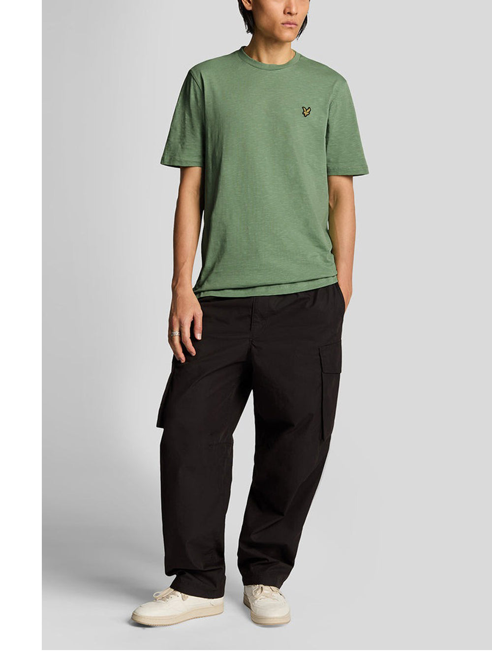 T-shirt Lyle & Scott Slub da Uomo - Verde