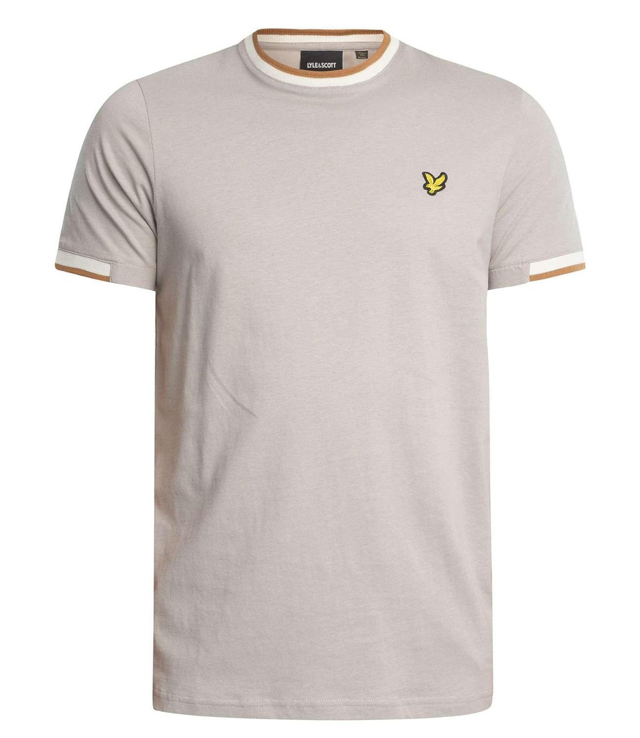 Lyle & Scott Lyle &amp; Scott T-shirt Half Tipped T-Shirt Uomo Mod. TS2210V X623 Pale Grey