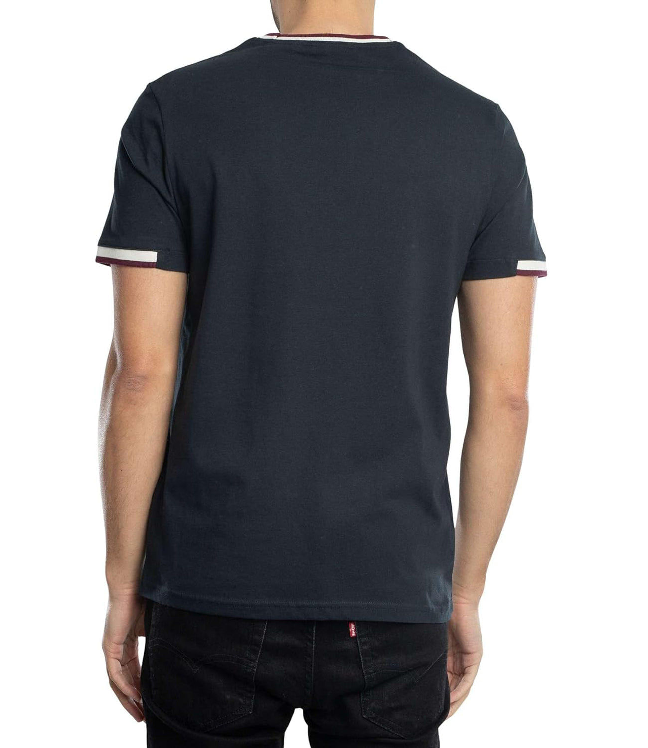 Lyle & Scott Lyle &amp; Scott T-shirt Half Tipped T-Shirt Uomo Mod. TS2210V Z271 Dark navy Blu