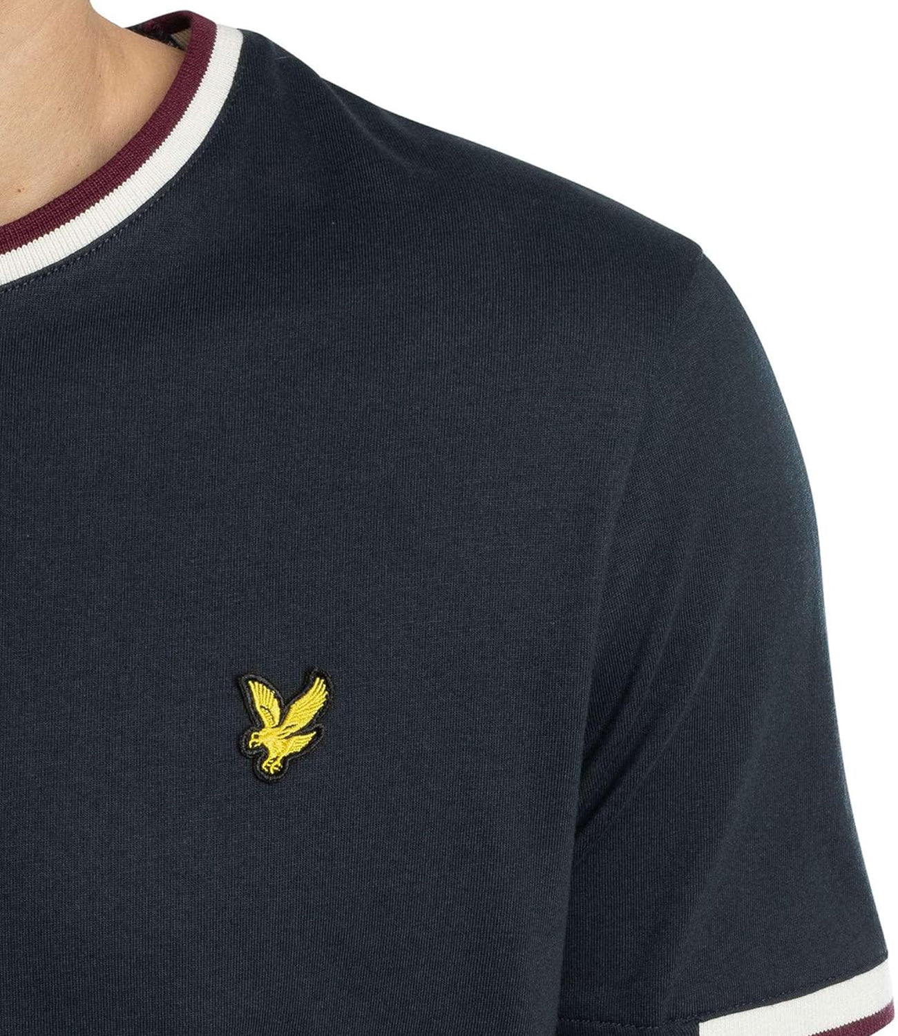 Lyle & Scott Lyle &amp; Scott T-shirt Half Tipped T-Shirt Uomo Mod. TS2210V Z271 Dark navy Blu