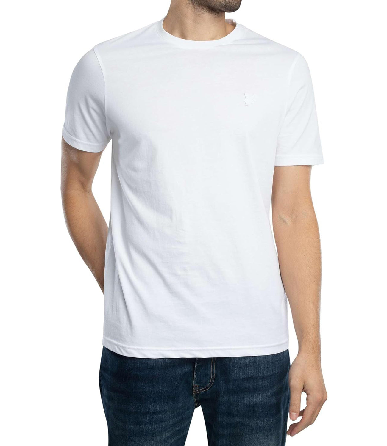 Lyle & Scott Lyle &amp; Scott T-shirt Superfine T-Shirt Uomo Mod. TS2255TON 626 White Bianco