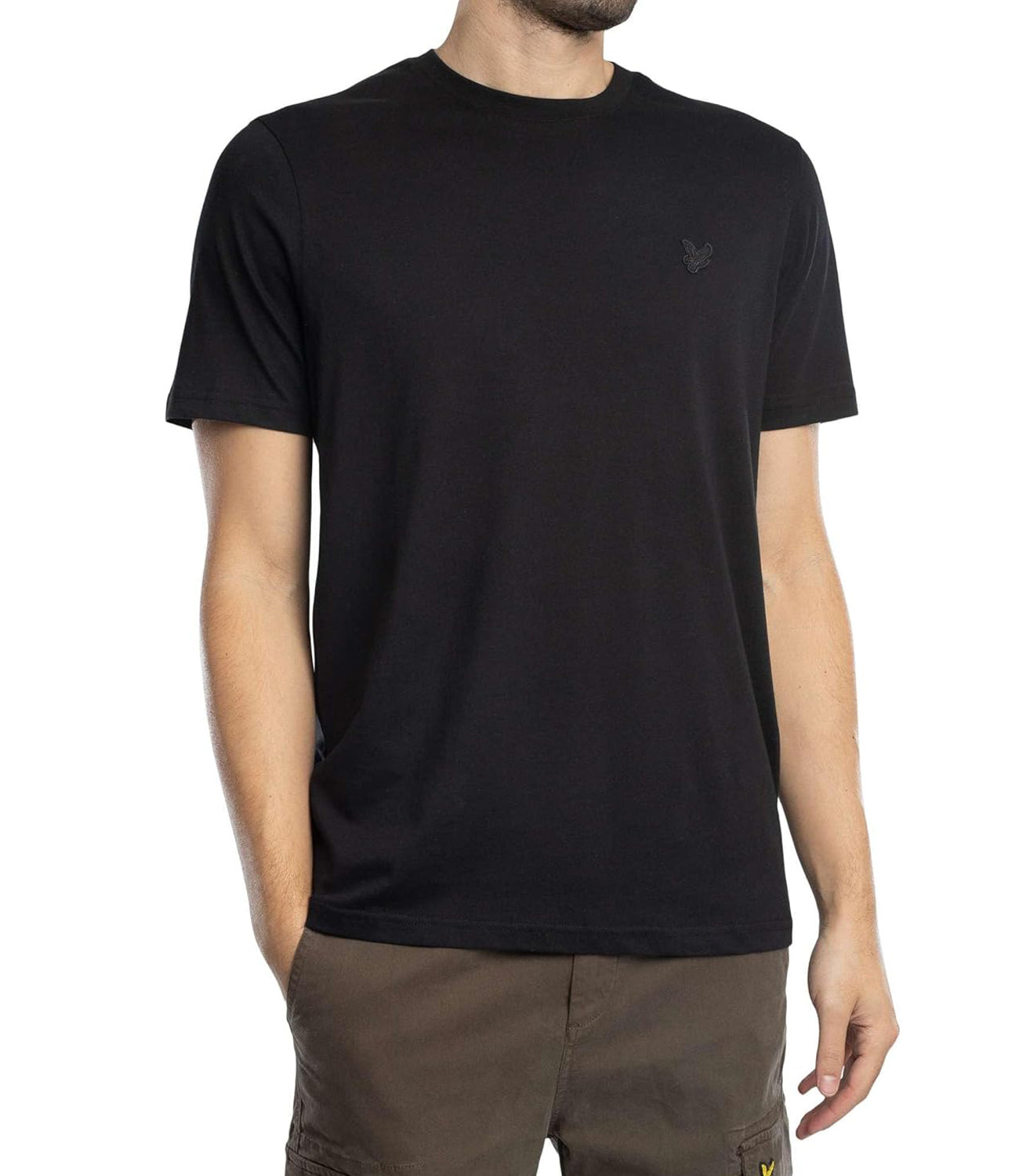 Lyle & Scott Lyle &amp; Scott T-shirt Superfine T-Shirt Uomo Mod. TS2255TON Z865 Jet Black