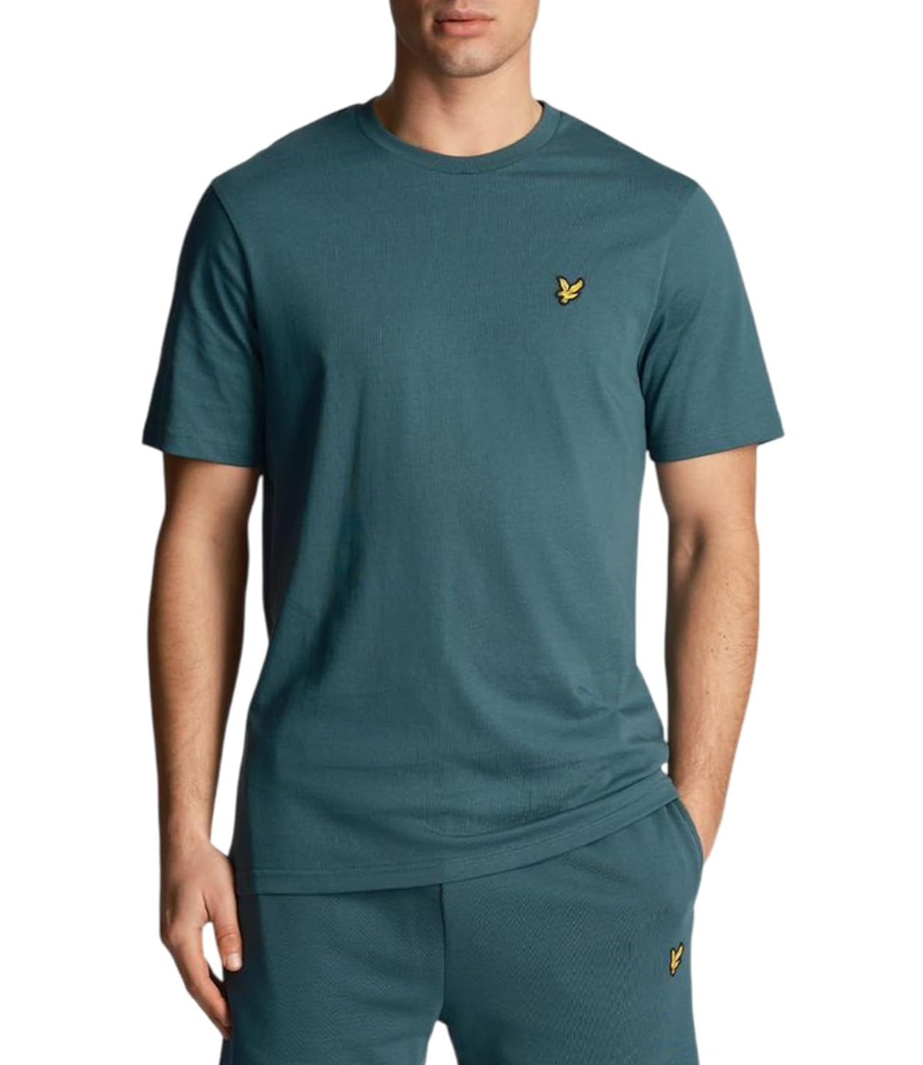 Lyle & Scott Lyle &amp; Scott T-shirt Plain T-Shirt Uomo Mod. TS400VOG X576 Smoke Green