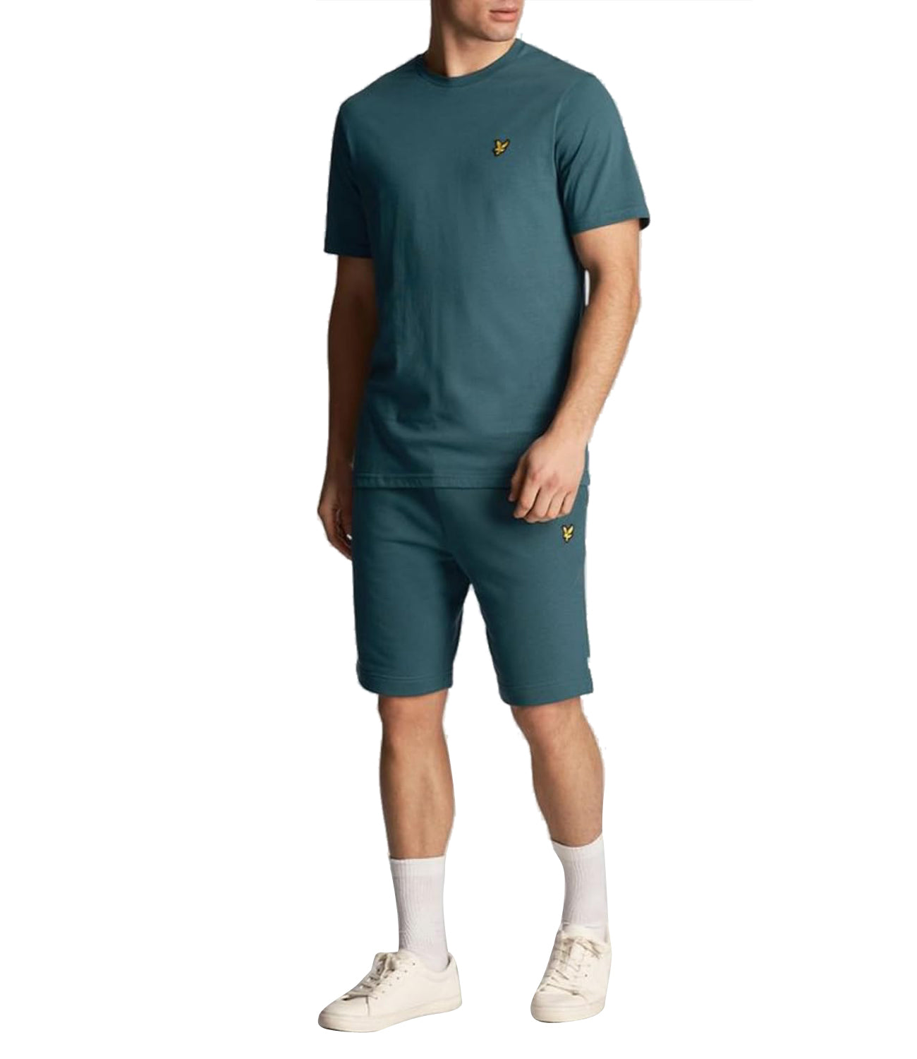 Lyle & Scott Lyle &amp; Scott T-shirt Plain T-Shirt Uomo Mod. TS400VOG X576 Smoke Green