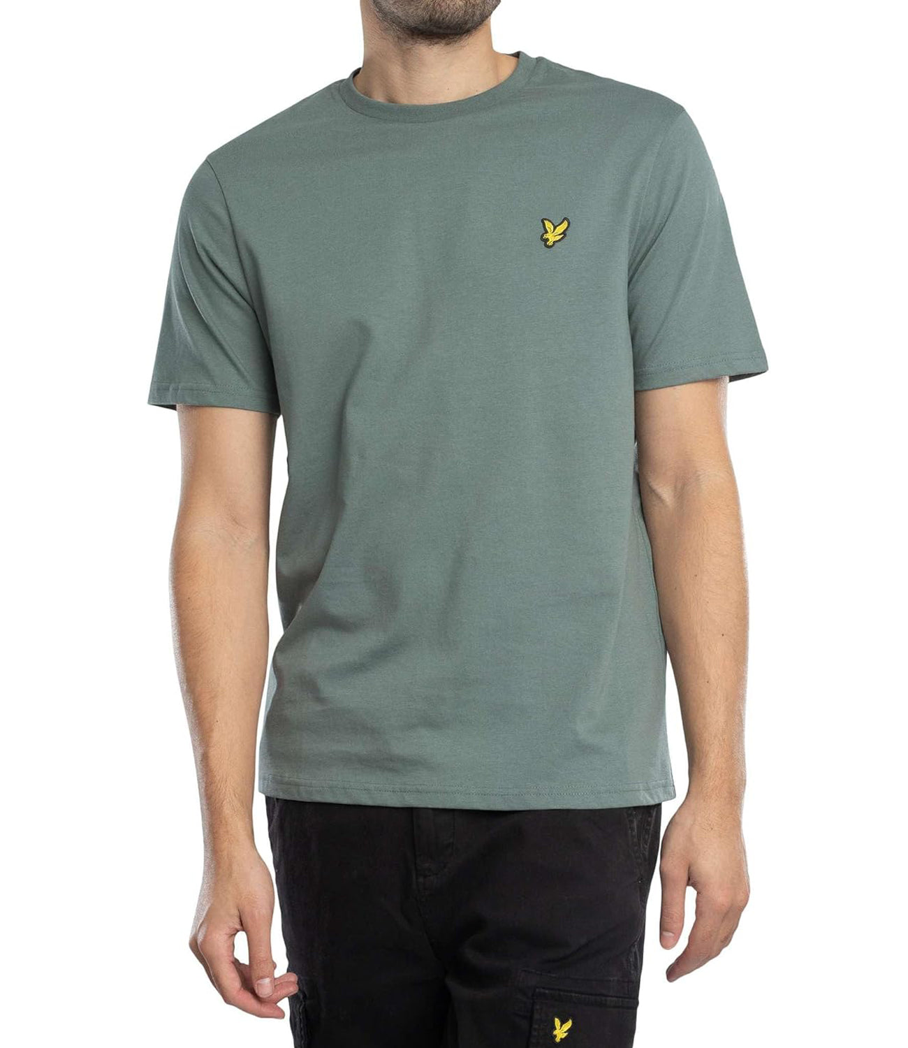 Lyle & Scott Lyle &amp; Scott T-shirt Plain T-Shirt Uomo Mod. TS400VOG X583 Green Mercurial