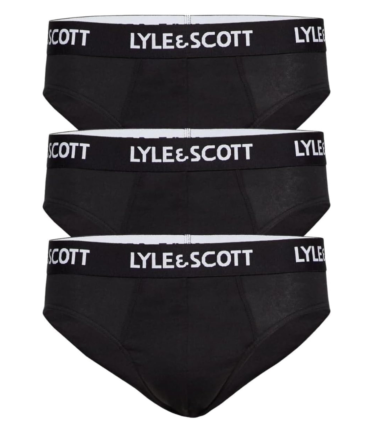 Lyle & Scott Lyle &amp; Scott Slip Owen Brief Pack Of 3 Uomo Mod. UWBC002 M168 BLACK Nero