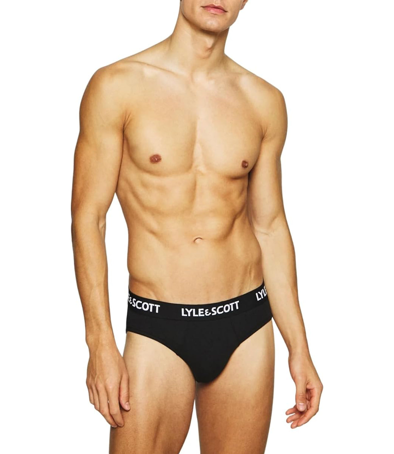 Lyle & Scott Lyle &amp; Scott Slip Owen Brief Pack Of 3 Uomo Mod. UWBC002 M168 BLACK Nero