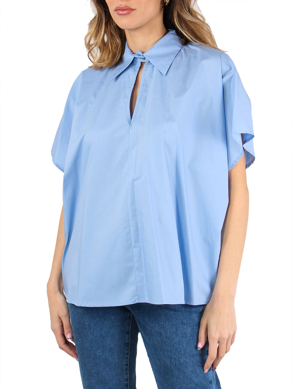 Camicia Manila Grace da Donna - Celeste