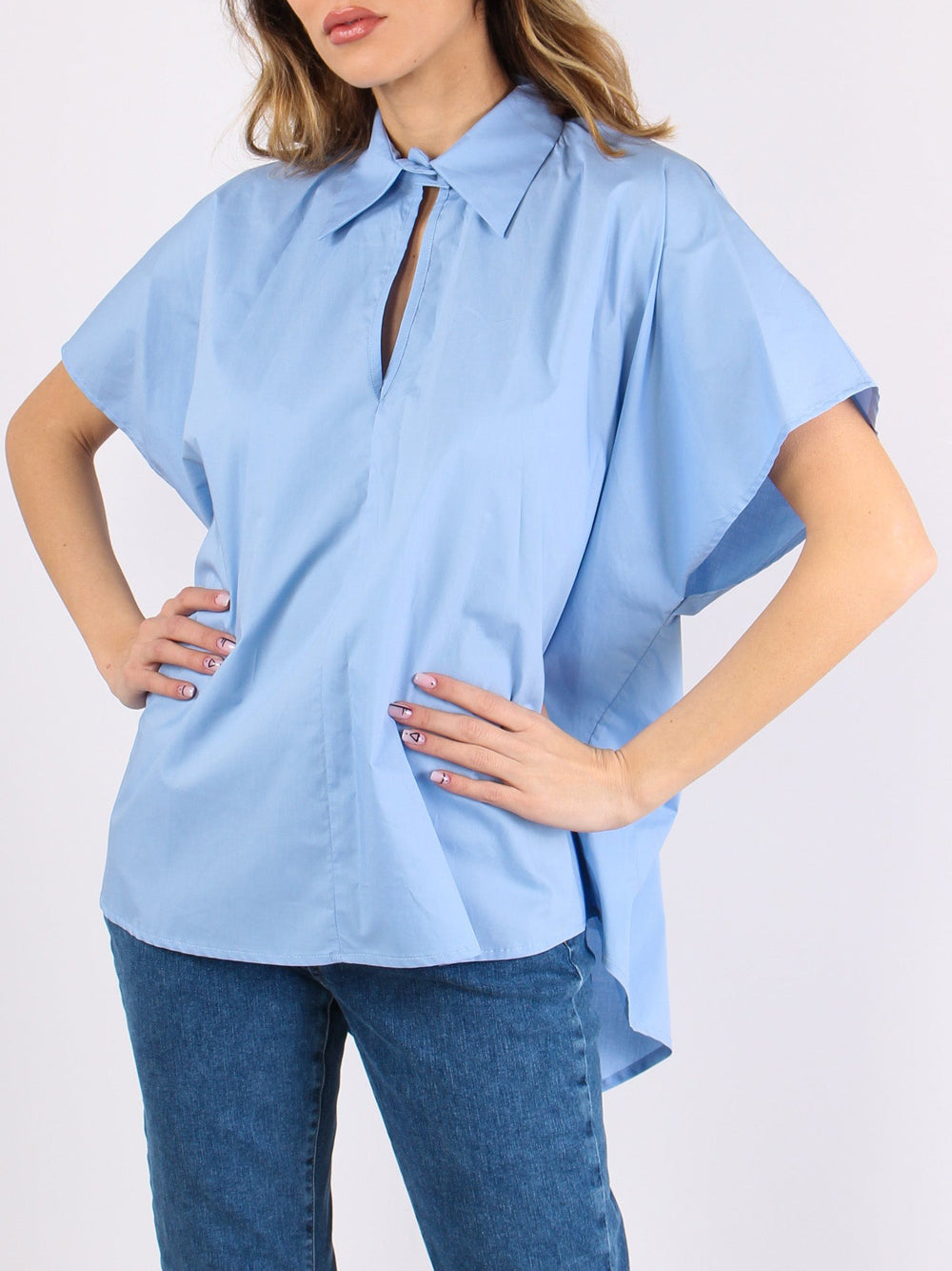 Camicia Manila Grace da Donna - Celeste