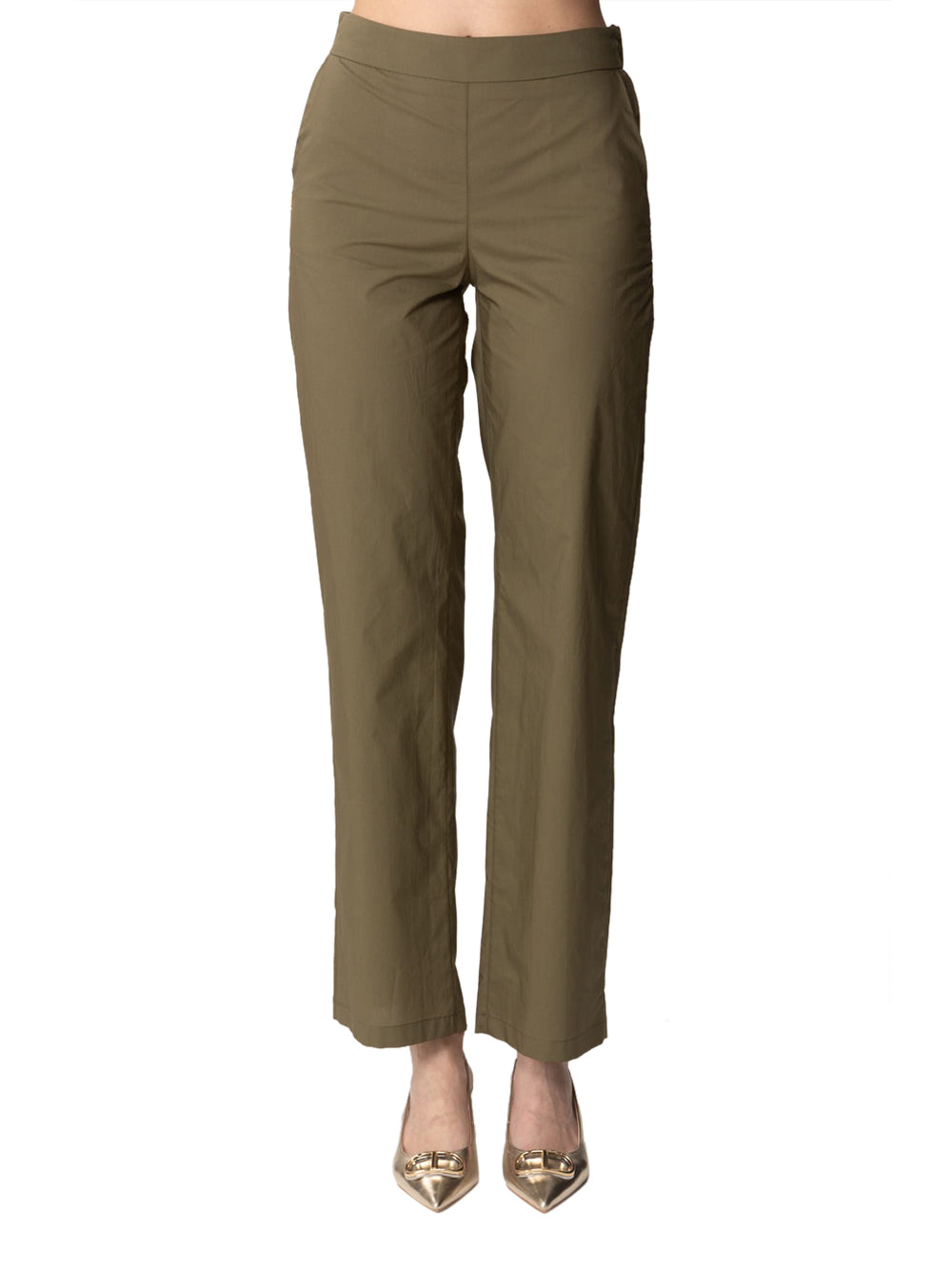 Pantalone Straight Manila Grace da Donna - Verde