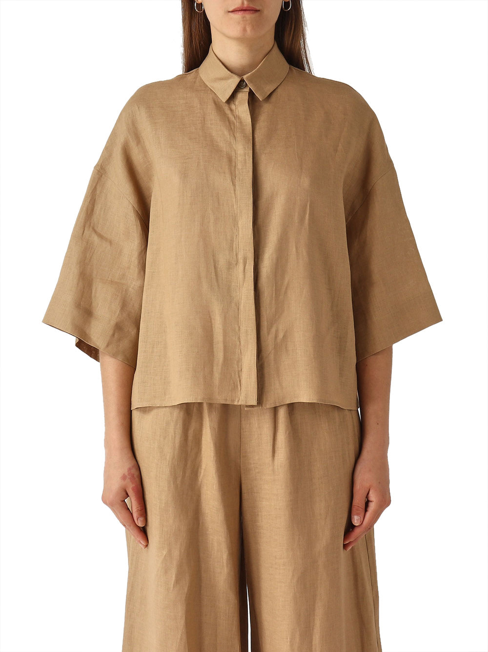 Camicia Max Mara Mirano da Donna - Beige