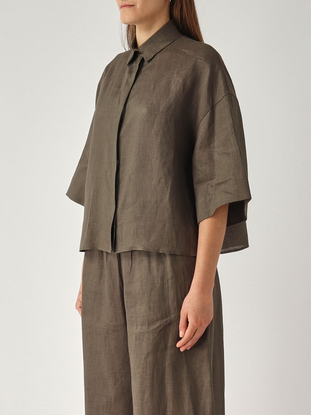 Camicia Max Mara Mirano da Donna - Verde