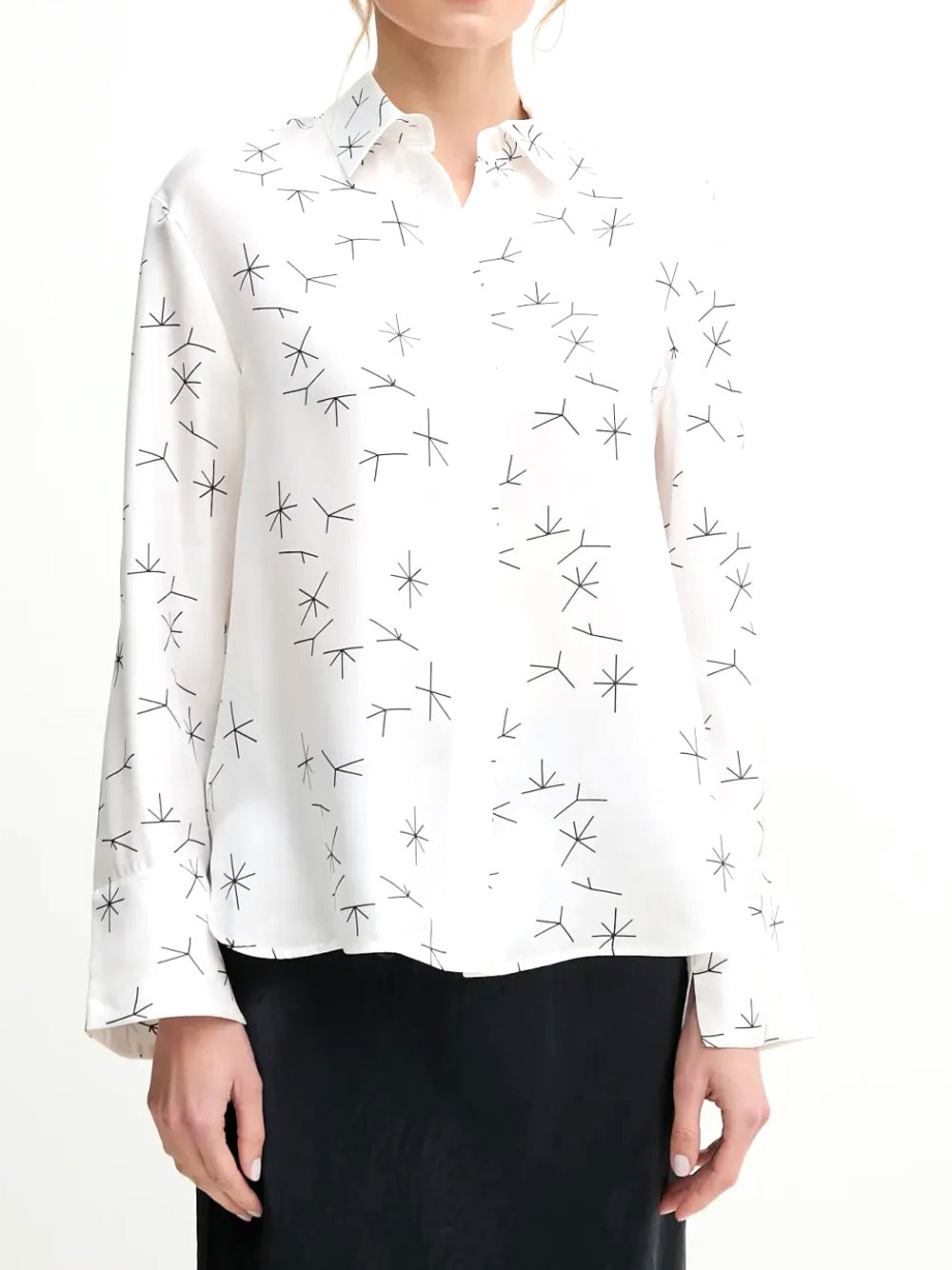 Camicia Fantasia Max Mara Zelig da Donna - Bianco