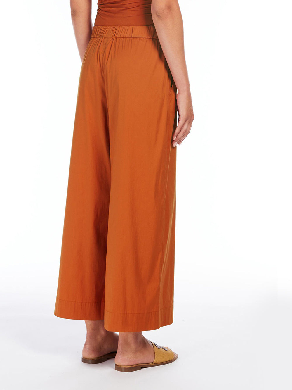 Pantalone Straight Max Mara Rio da Donna - Arancione