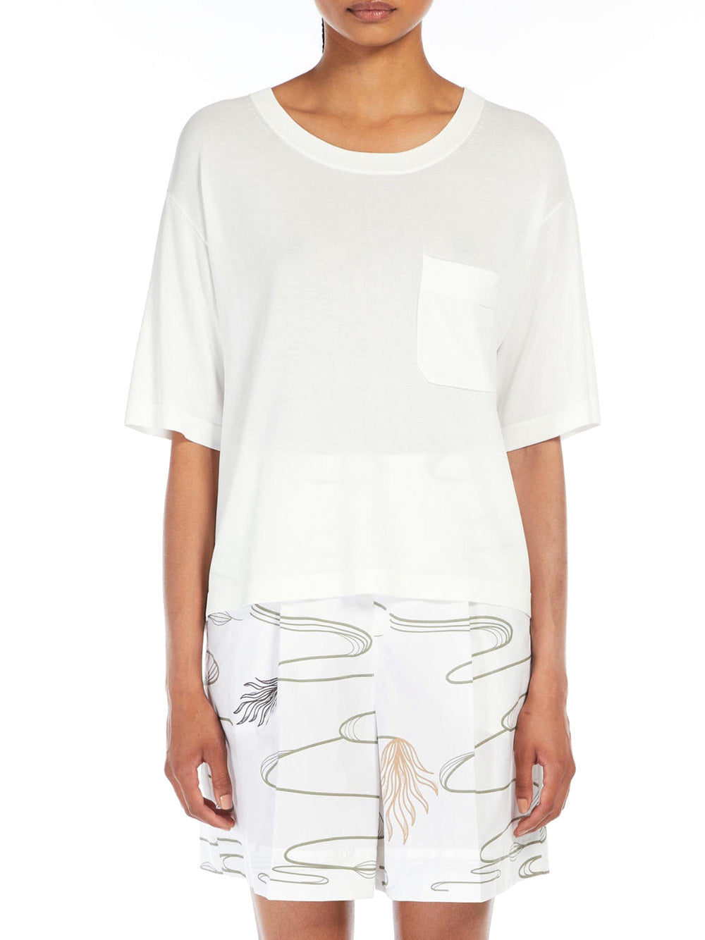 Maglia Max Mara Girello da Donna - Bianco